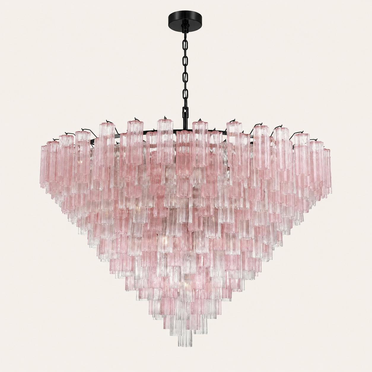 Addis Murano Glass 40 Light Chandelier 62" W