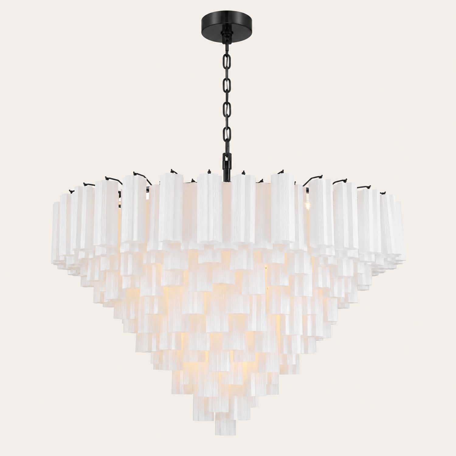 Addis Murano Glass 40 Light Chandelier 62" W