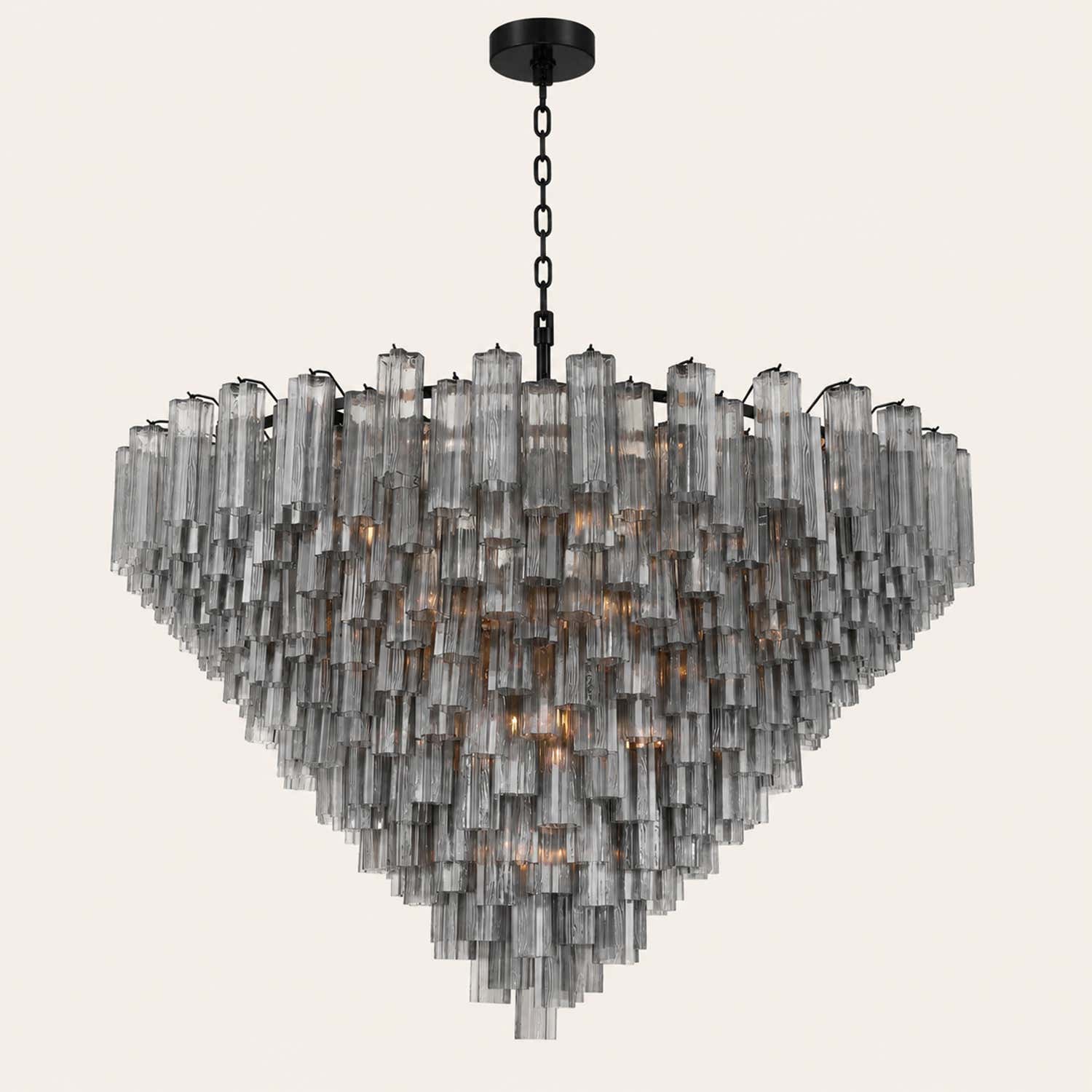 Addis Murano Glass 40 Light Chandelier 62" W