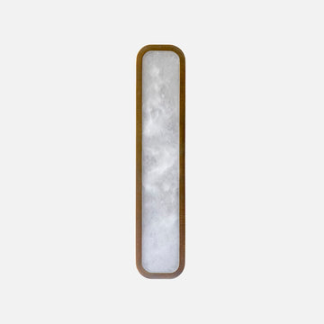 Hublot alabaster wall sconce