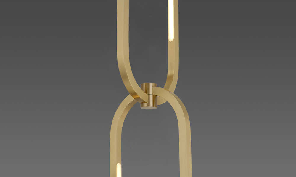 Oval single chanin pendant