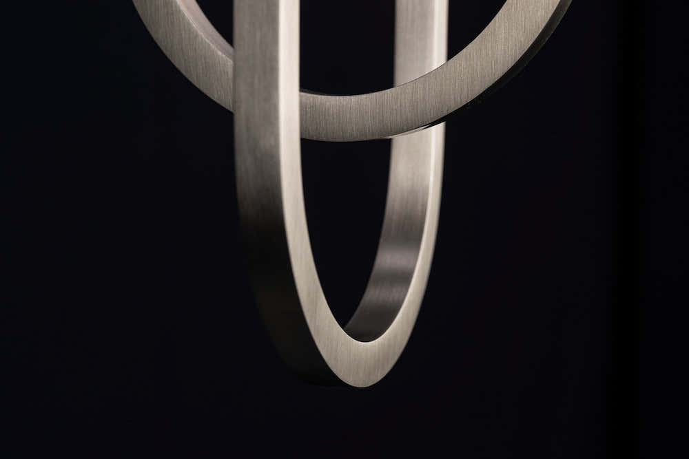 Oval double pendant