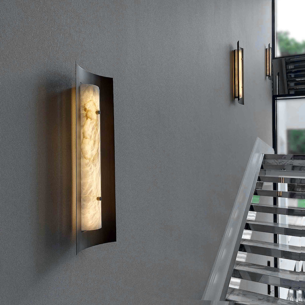 Tallis alabaster wall sconce