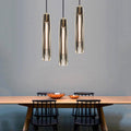 Cano Smoke Crystal Shade Pendant Light