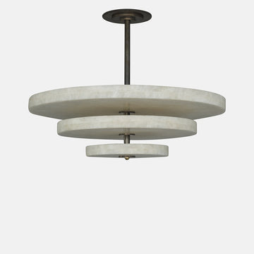 White onyx pendant light