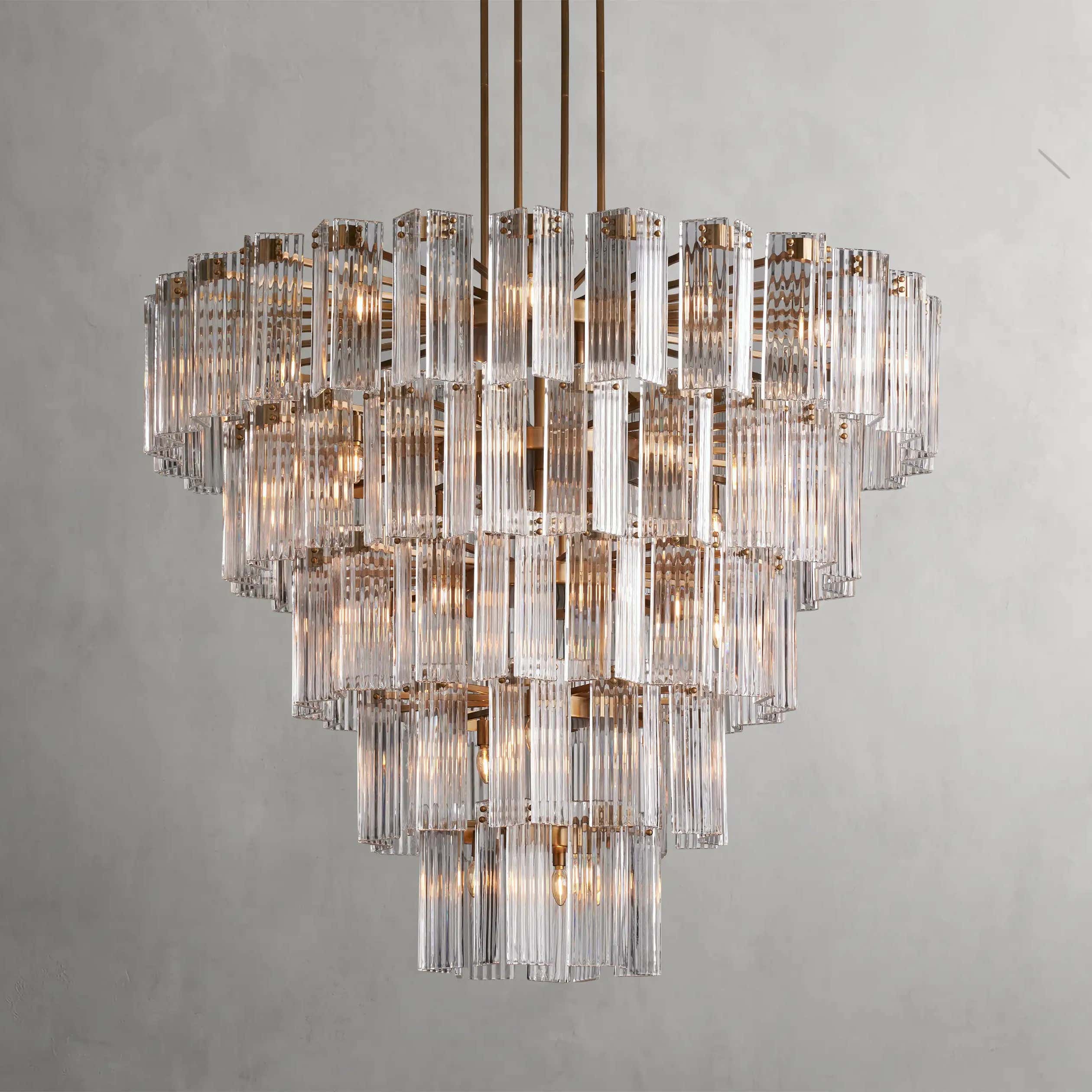 Delsie Round Chandelier 38" 48" 60"