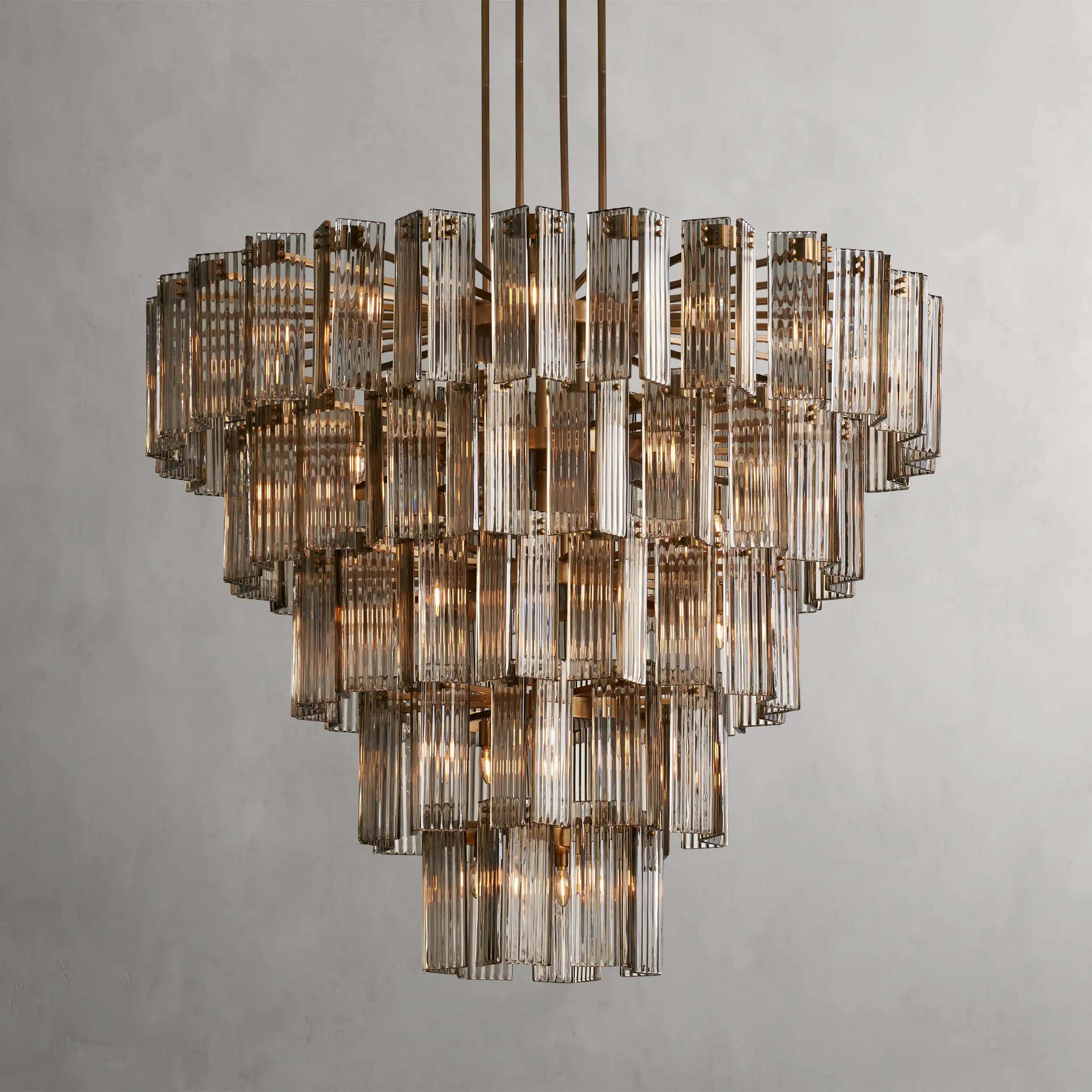 Delsie Round Chandelier 38" 48" 60"