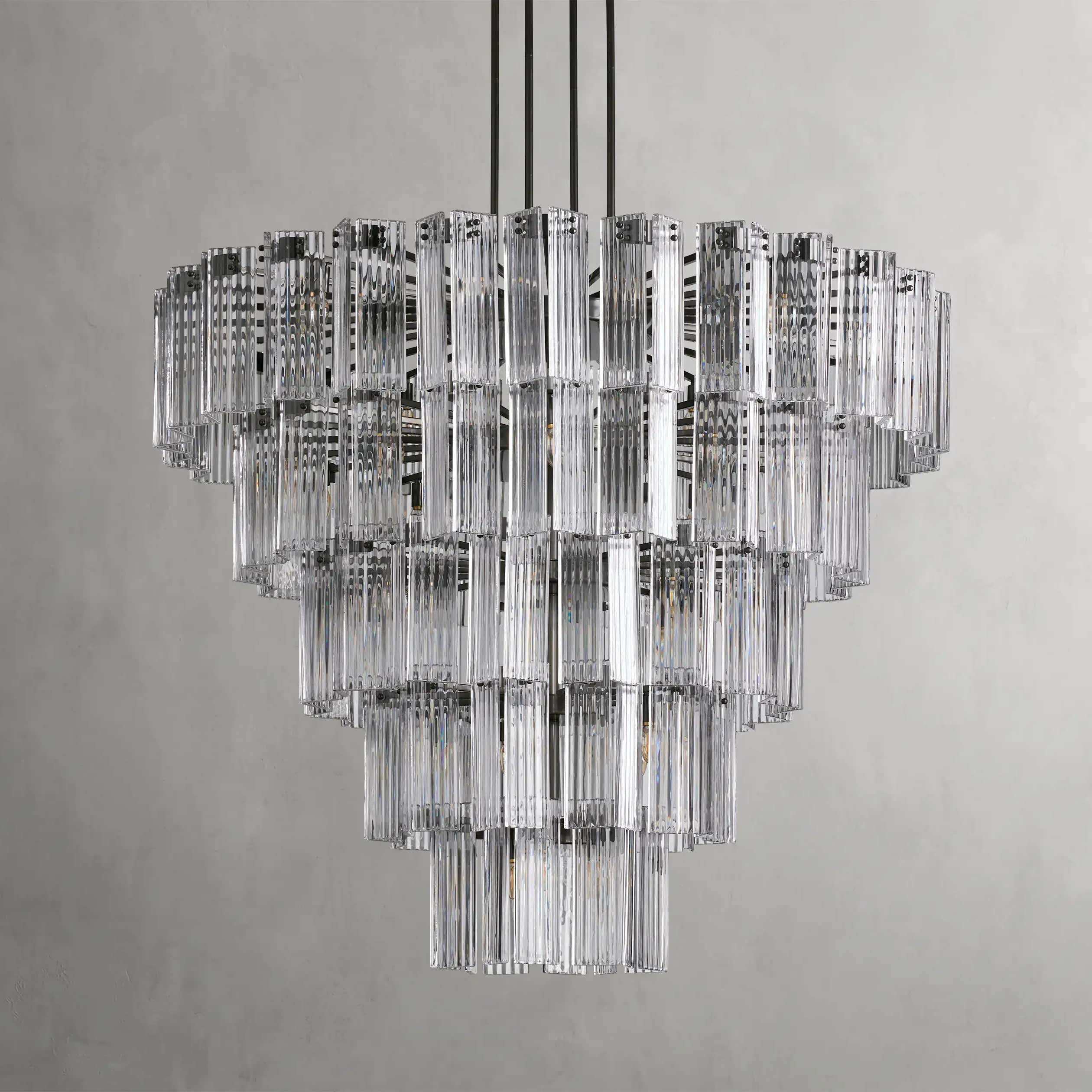 Delsie Round Chandelier 38" 48" 60"