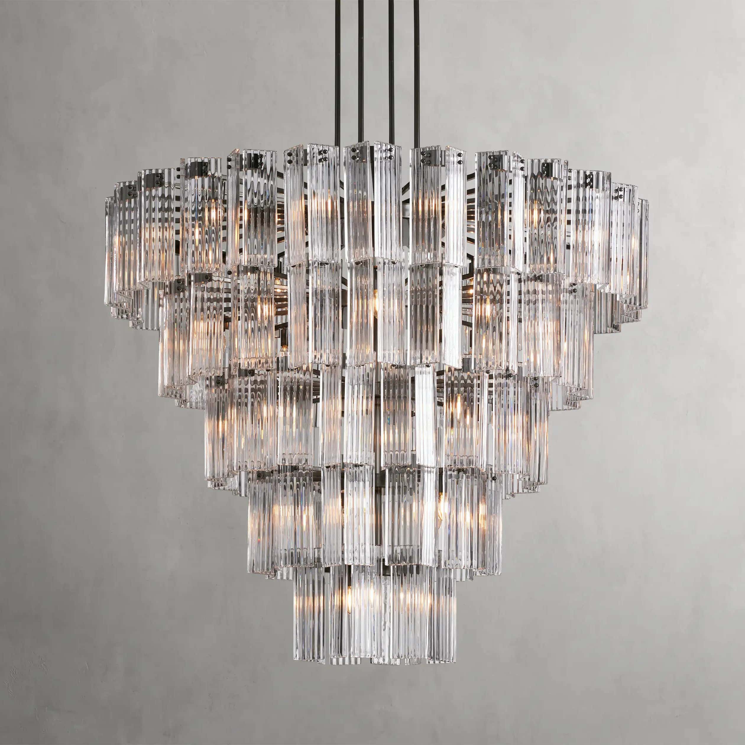 Delsie Round Chandelier 38" 48" 60"