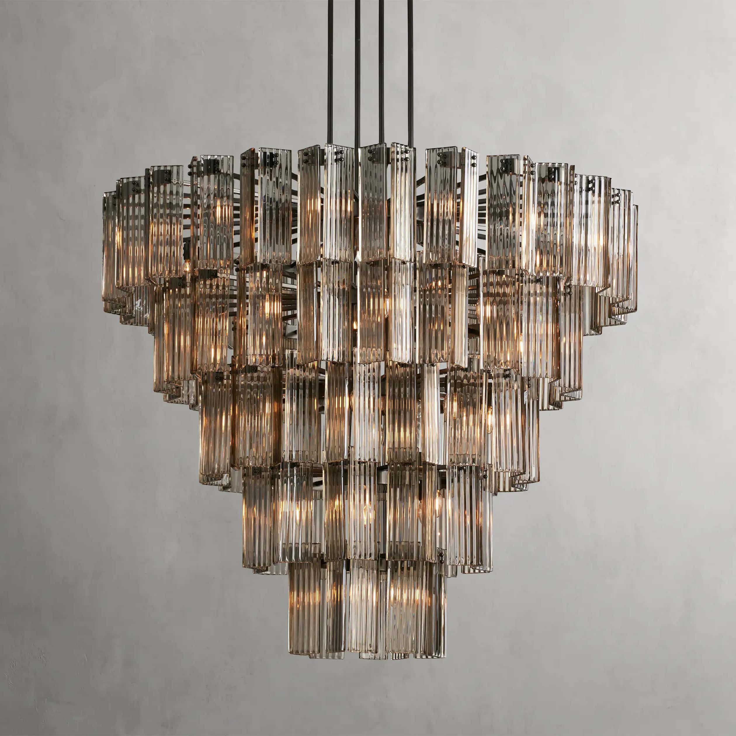 Delsie Round Chandelier 38" 48" 60"