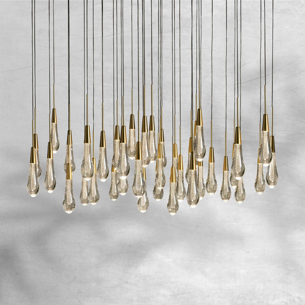 Soltaire Round Chandelier 17"24"36"48''58"