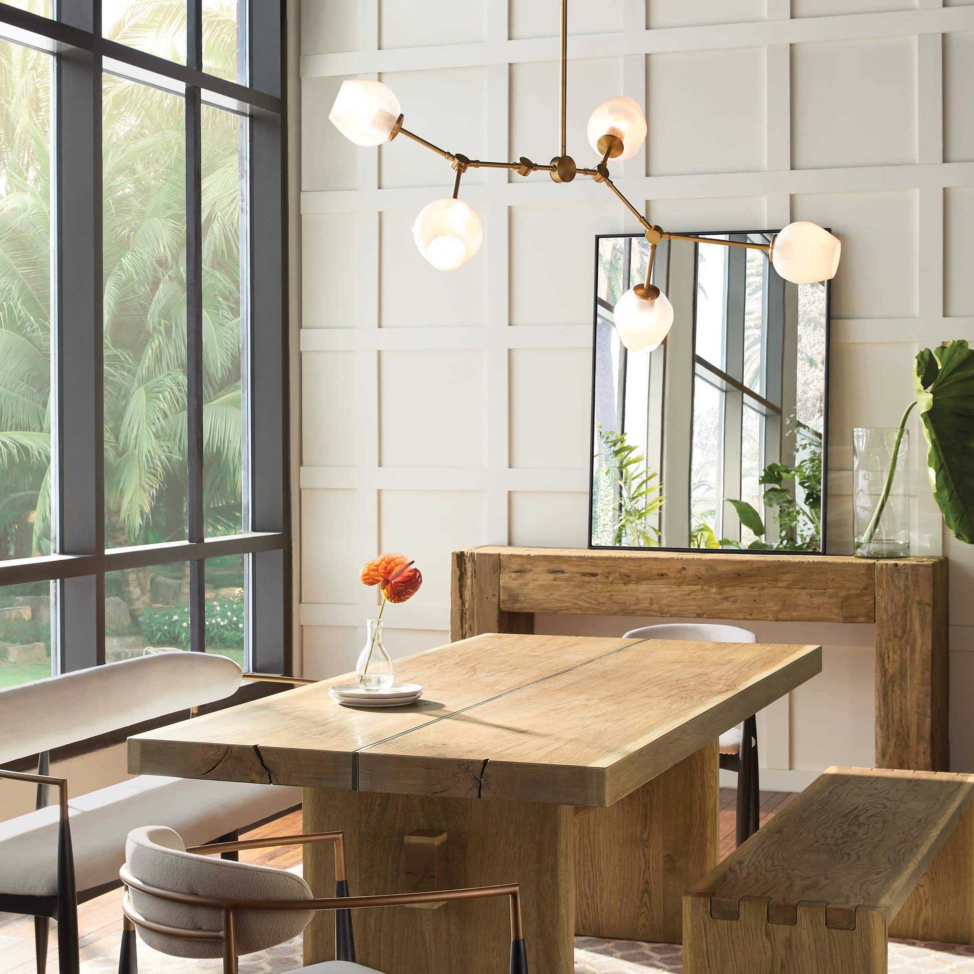 Noella Brass Chandelier 52''