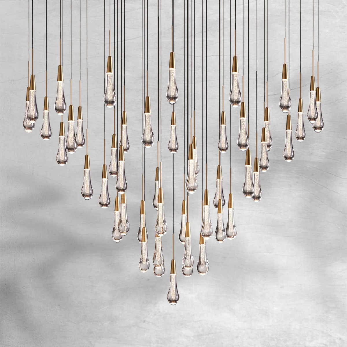 Soltaire Round Chandelier 17"24"36"48''58"