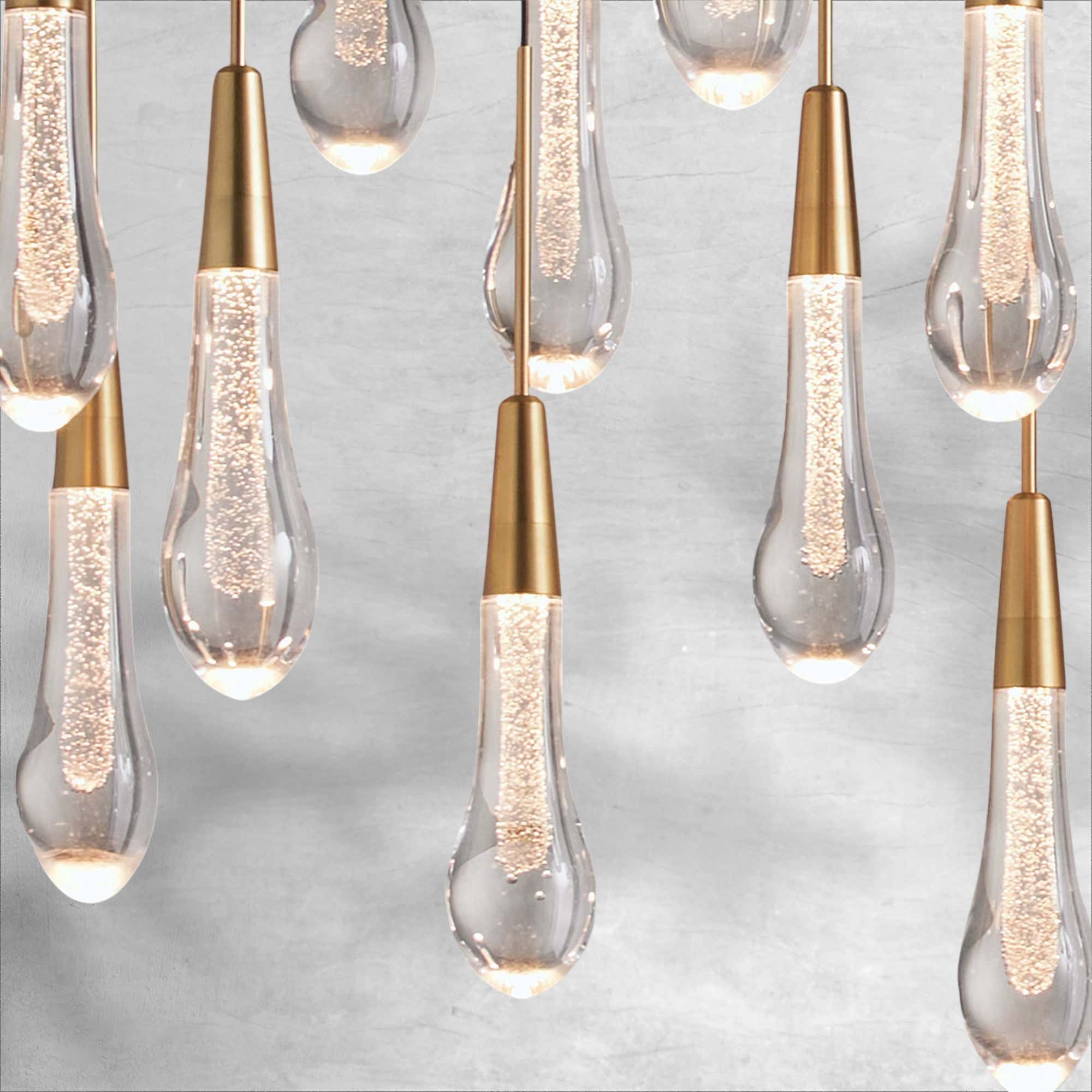 Soltaire Linear Chandelier 37" 50" 60" 70" 87" 120"