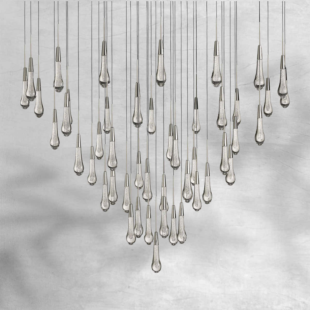 Soltaire Round Chandelier 17"24"36"48''58"