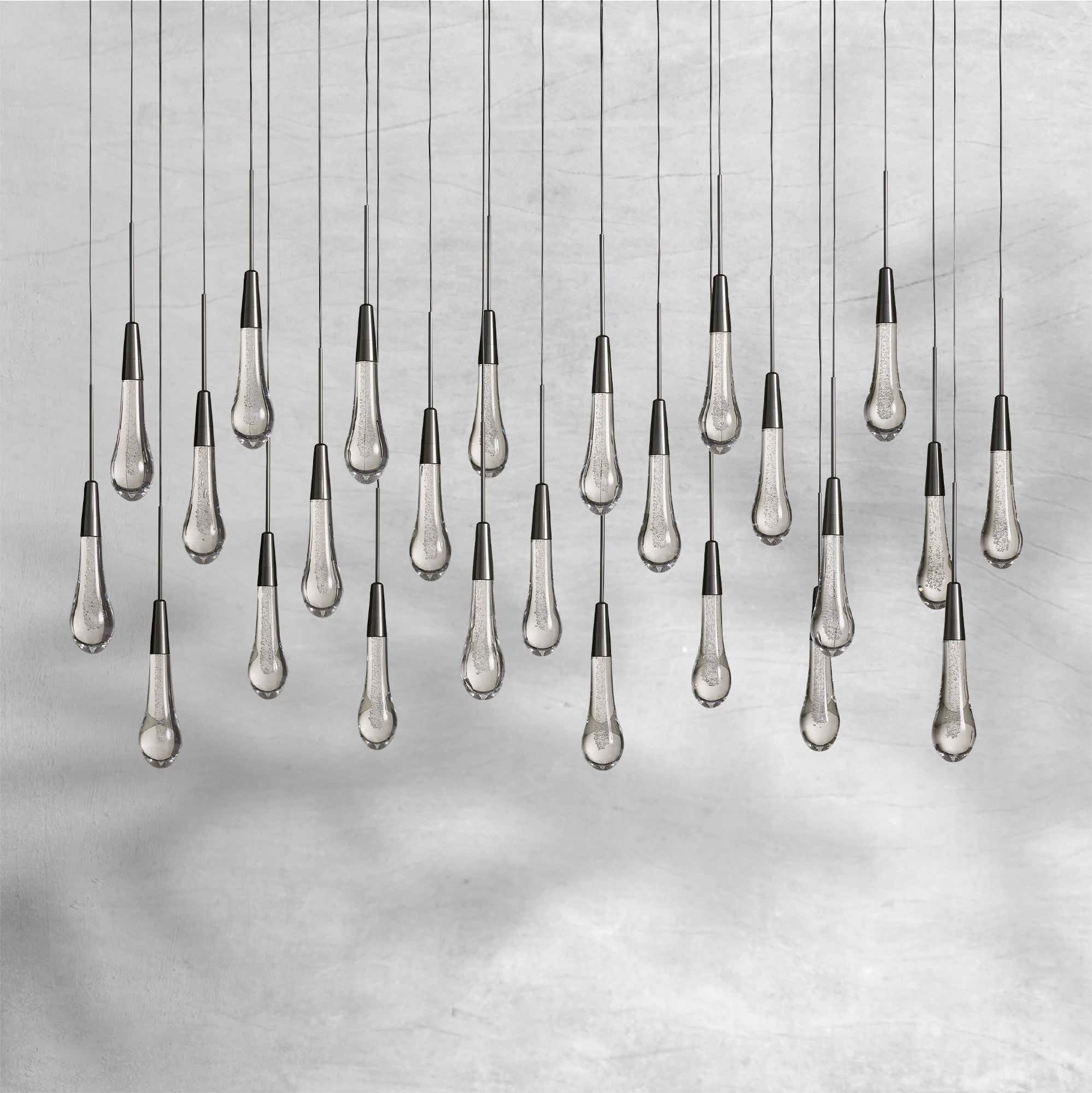 Soltaire Linear Chandelier 37" 50" 60" 70" 87" 120"