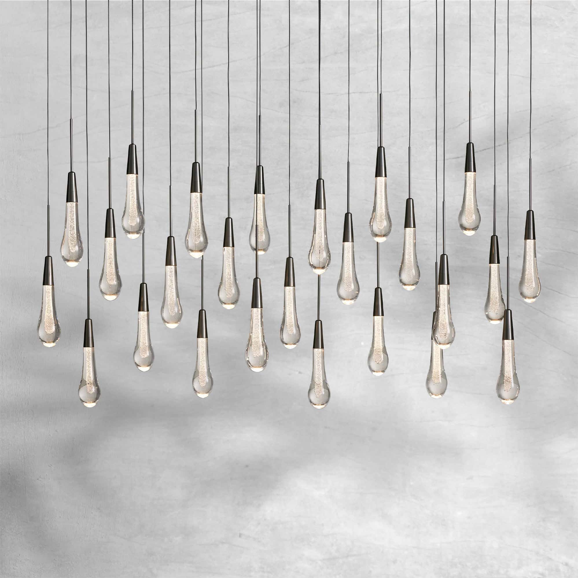 Soltaire Linear Chandelier 37" 50" 60" 70" 87" 120"