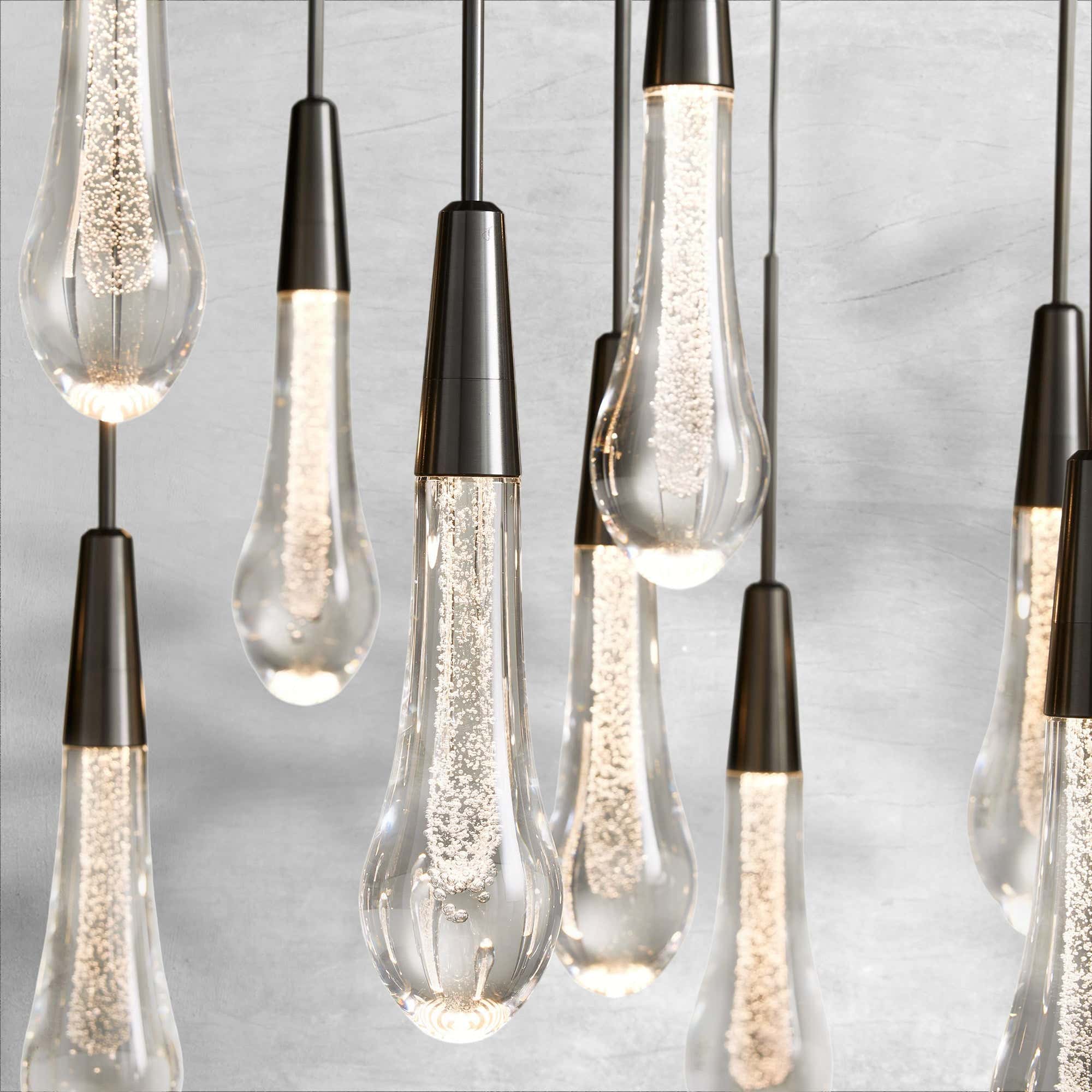 Soltaire Linear Chandelier 37" 50" 60" 70" 87" 120"