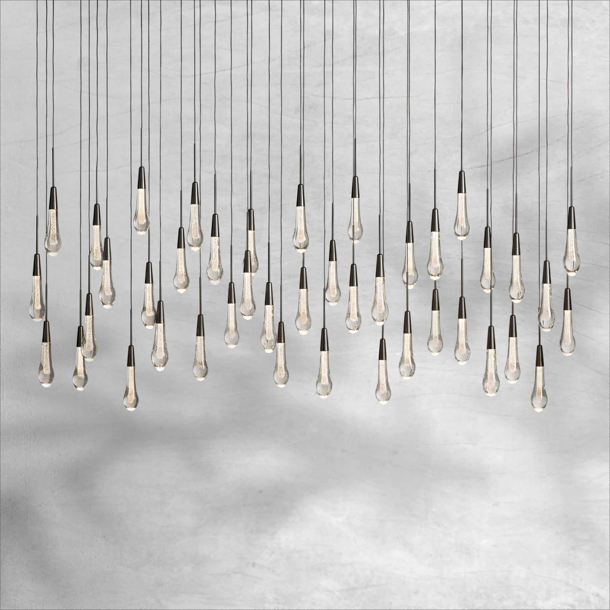 Soltaire Linear Chandelier 37" 50" 60" 70" 87" 120"