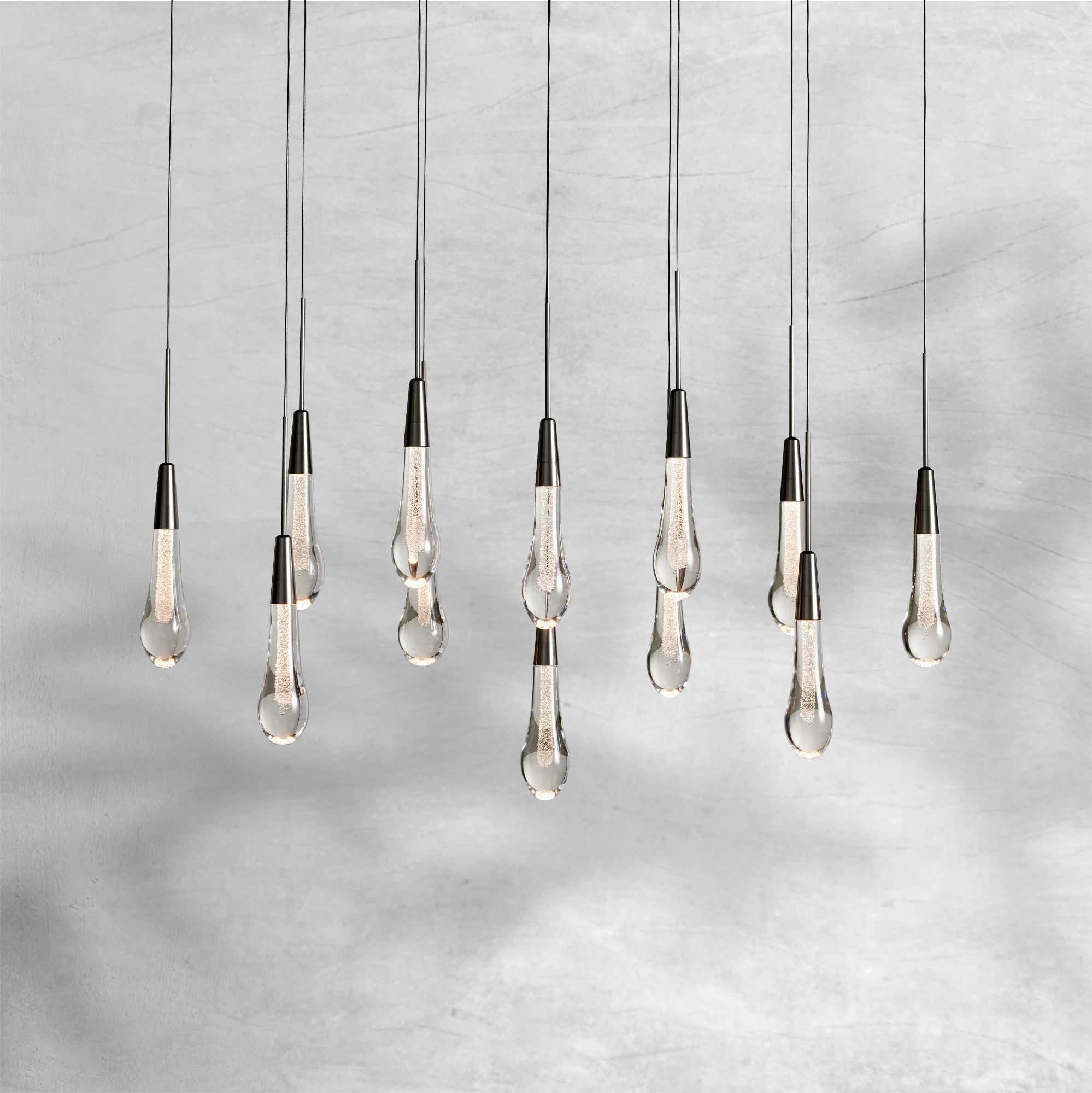 Soltaire Linear Chandelier 37" 50" 60" 70" 87" 120"