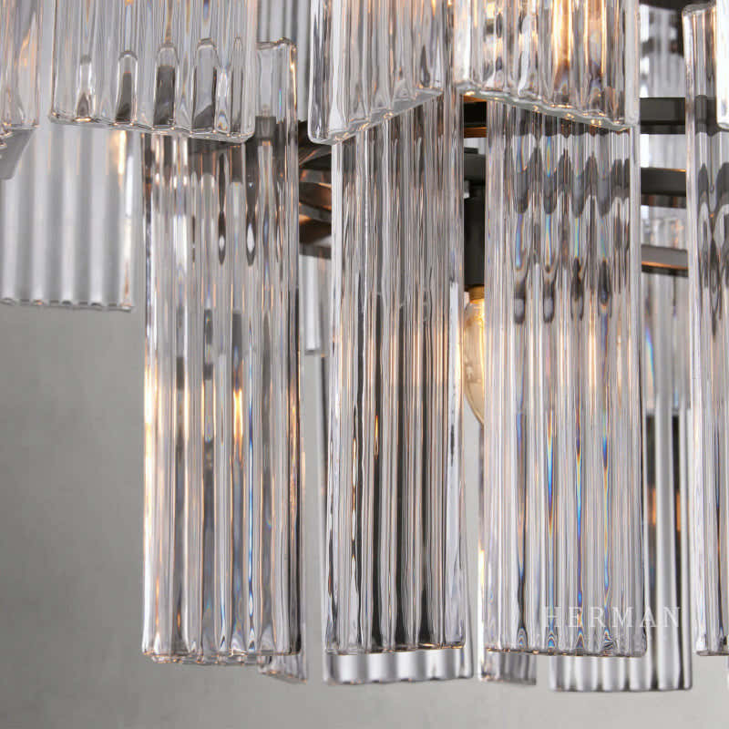 Delsie Round Chandelier 38" 48" 60"