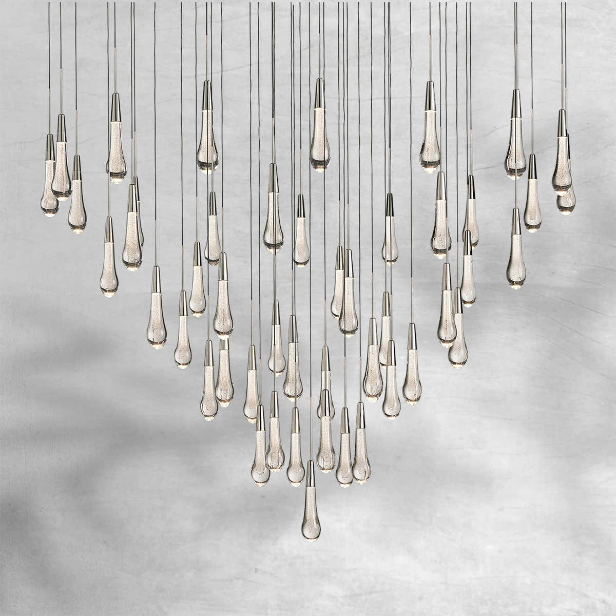 Soltaire Round Chandelier 17"24"36"48''58"