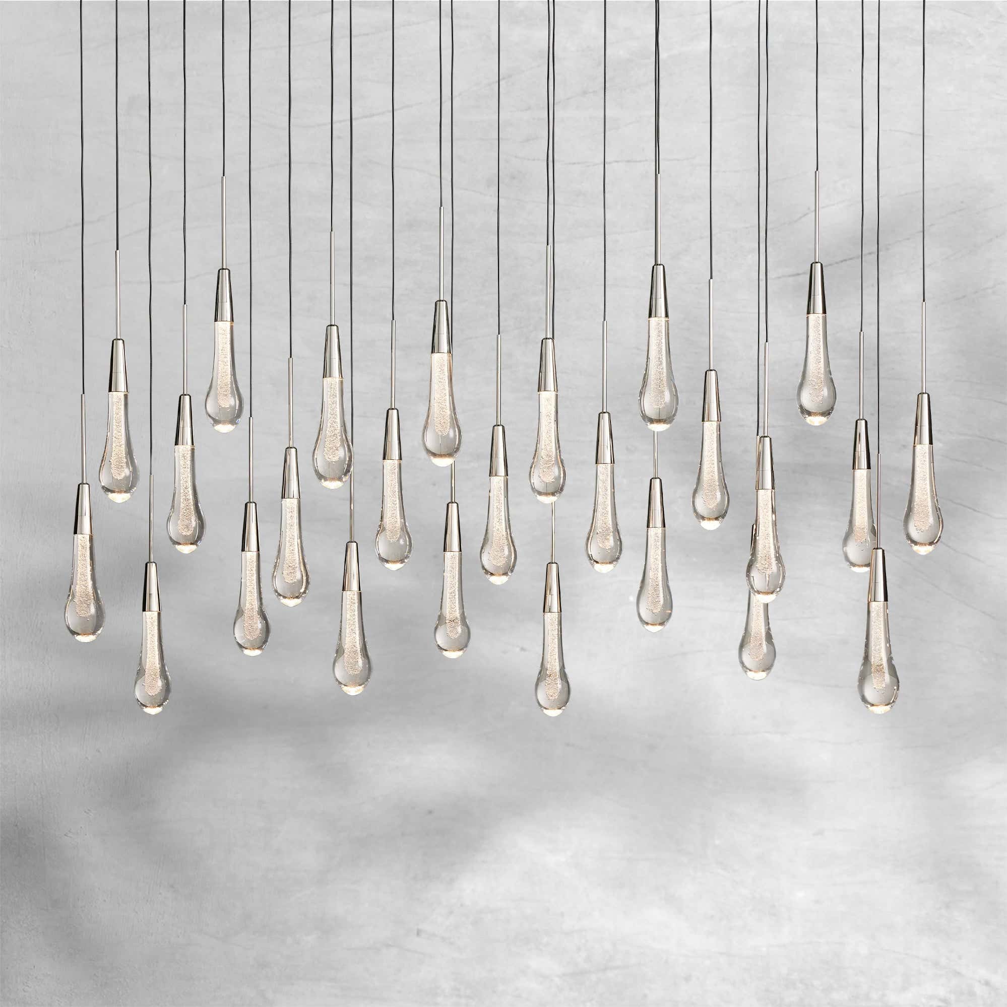Soltaire Linear Chandelier 37" 50" 60" 70" 87" 120"