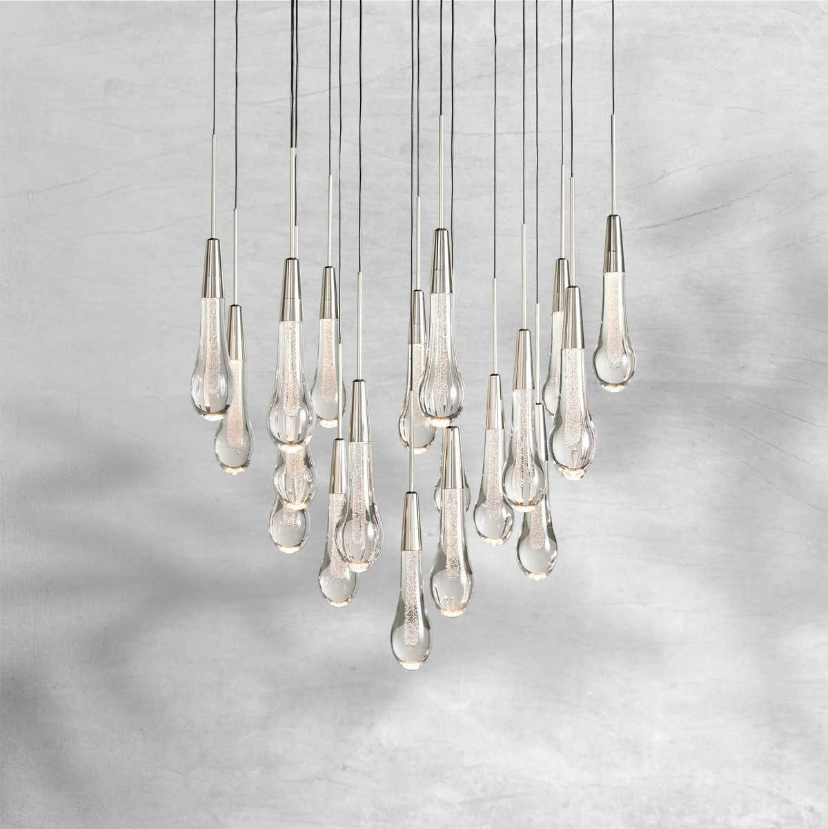 Soltaire Round Chandelier 17"24"36"48''58"