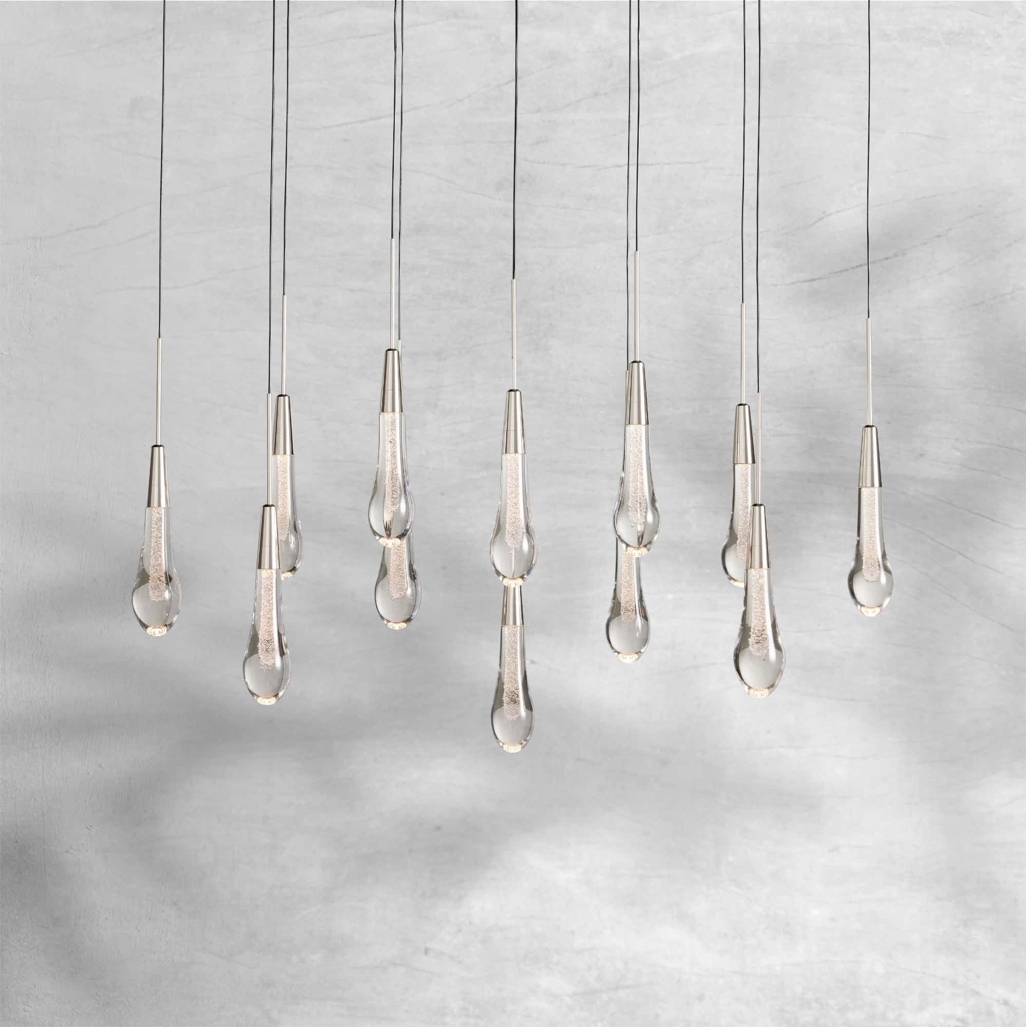 Soltaire Linear Chandelier 37" 50" 60" 70" 87" 120"