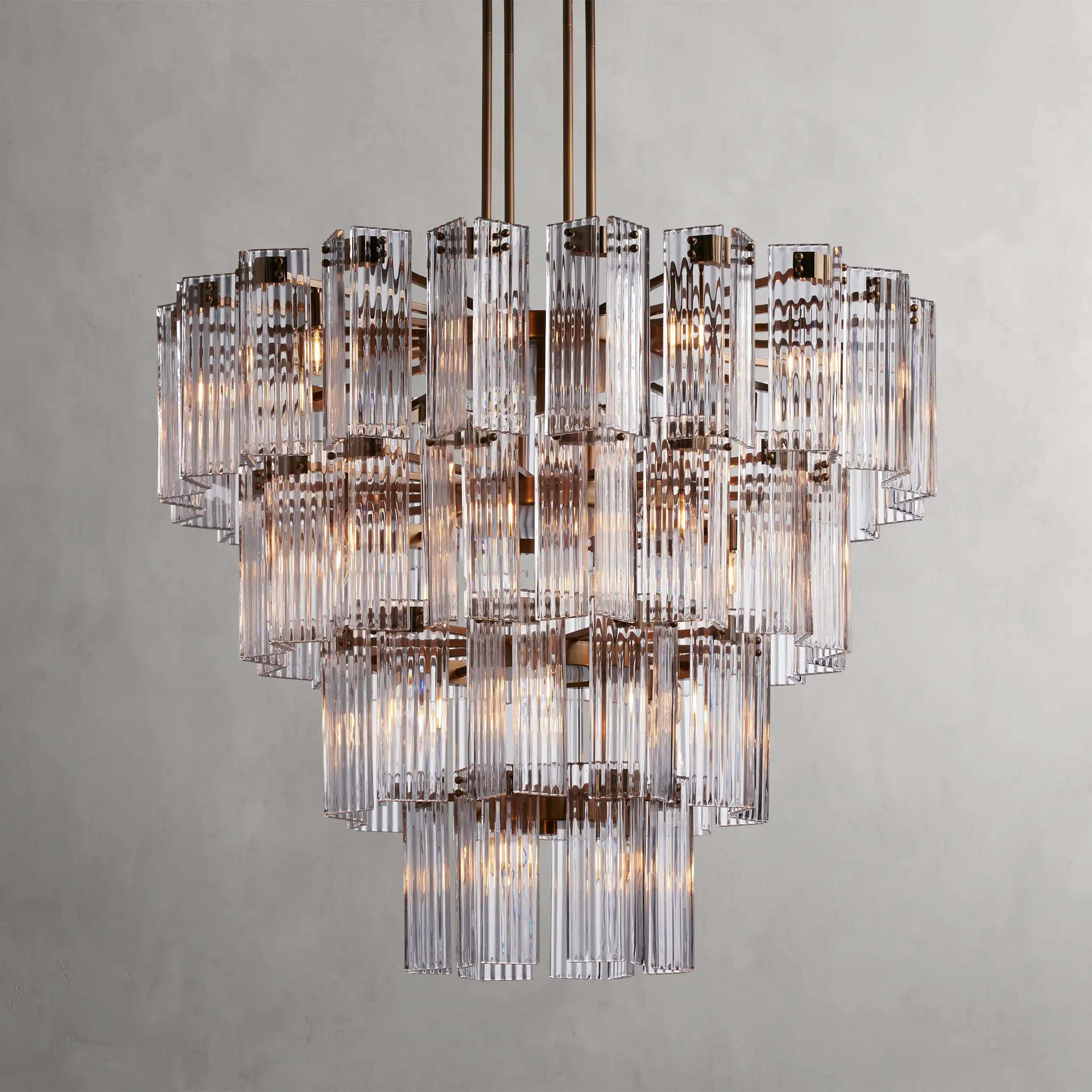 Delsie Round Chandelier 38" 48" 60"