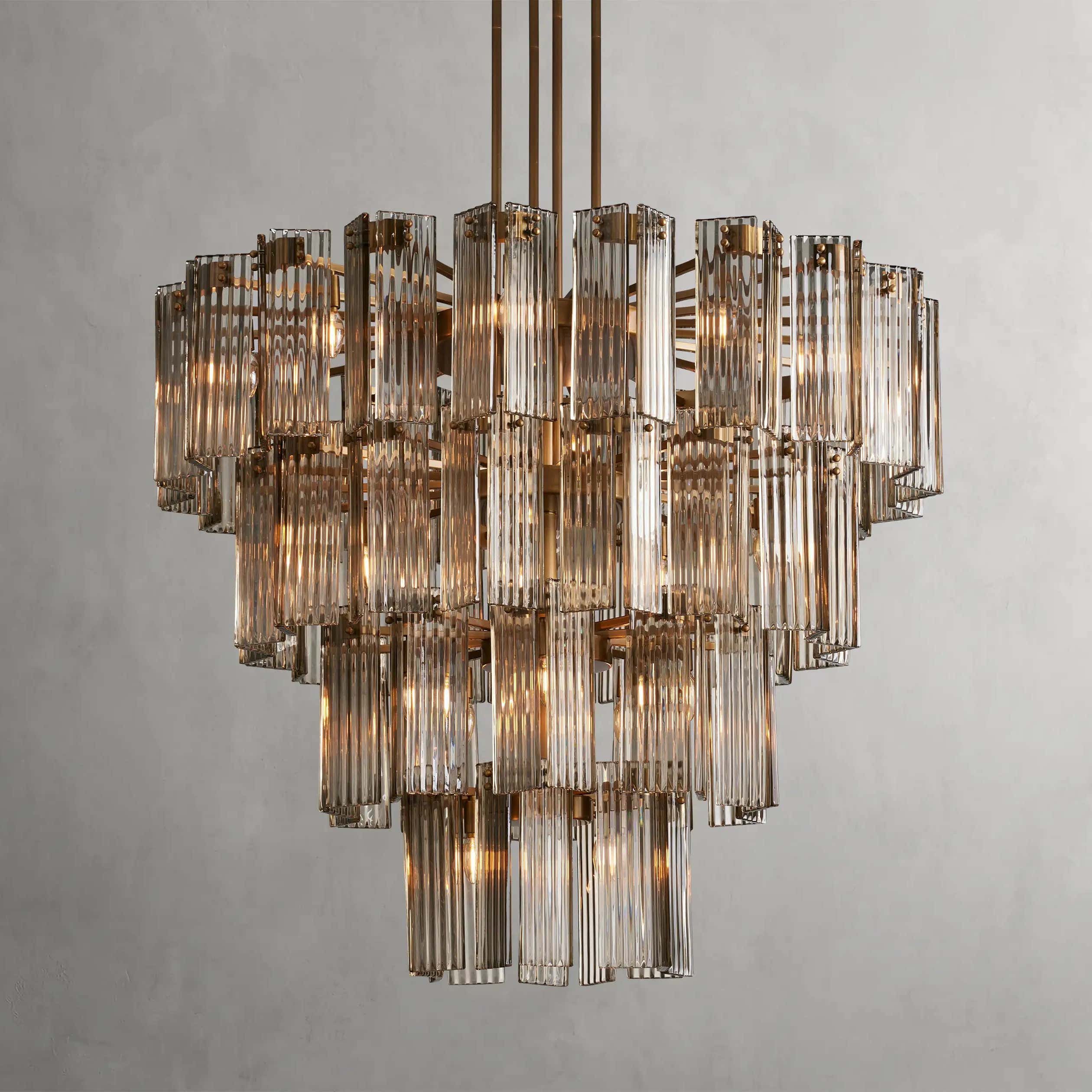 Delsie Round Chandelier 38" 48" 60"