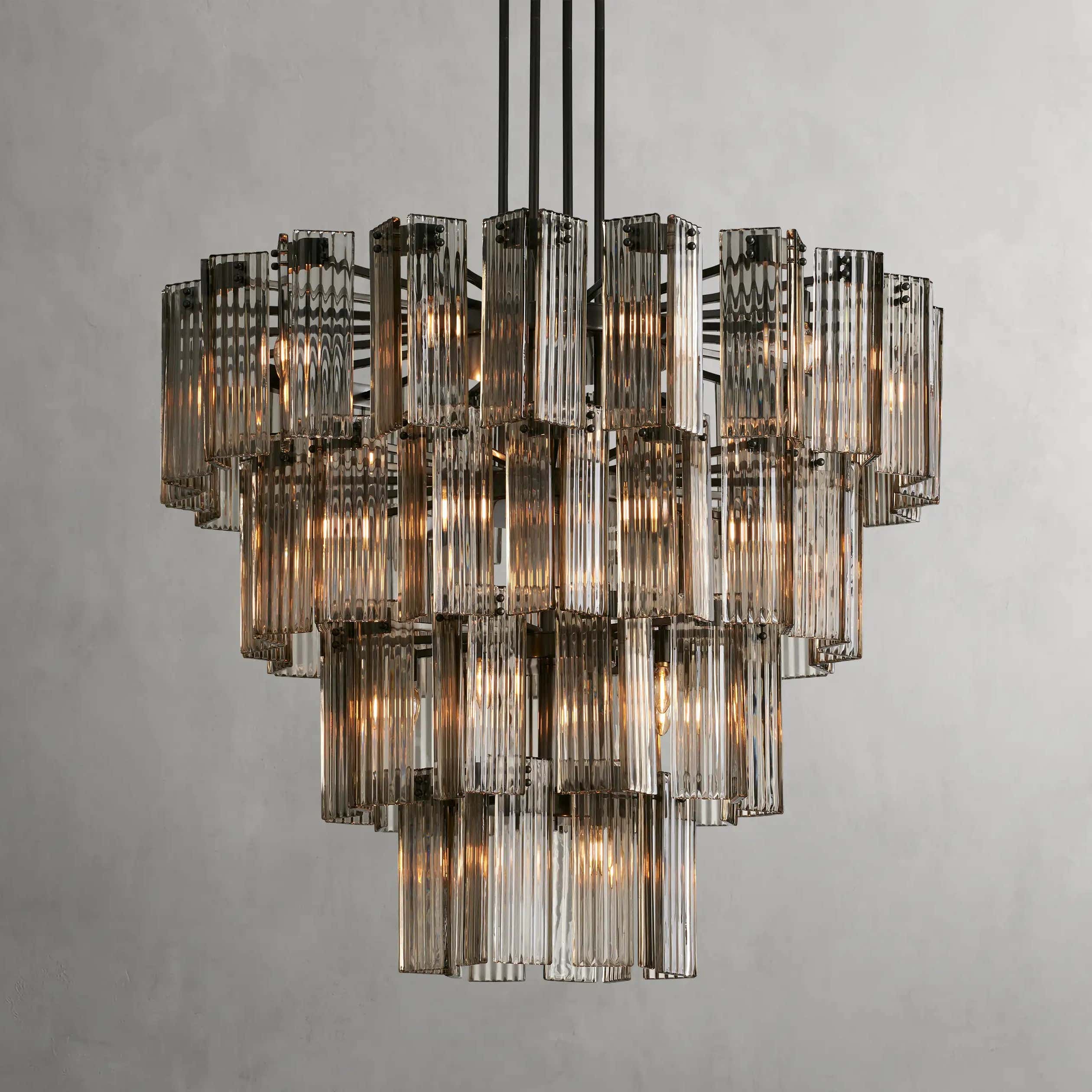 Delsie Round Chandelier 38" 48" 60"