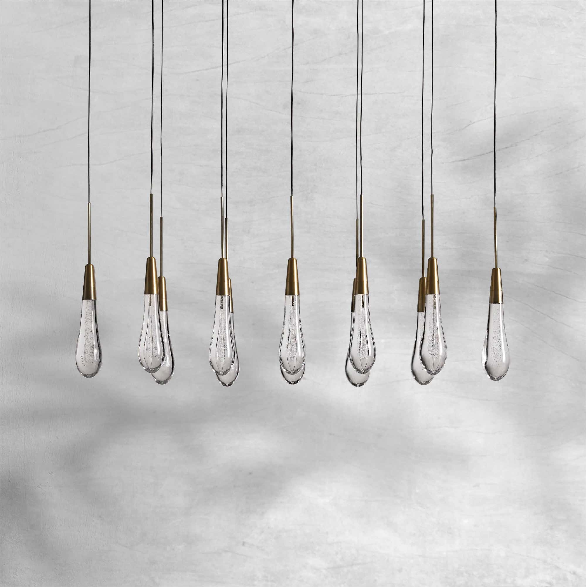 Soltaire Linear Chandelier 37" 50" 60" 70" 87" 120"