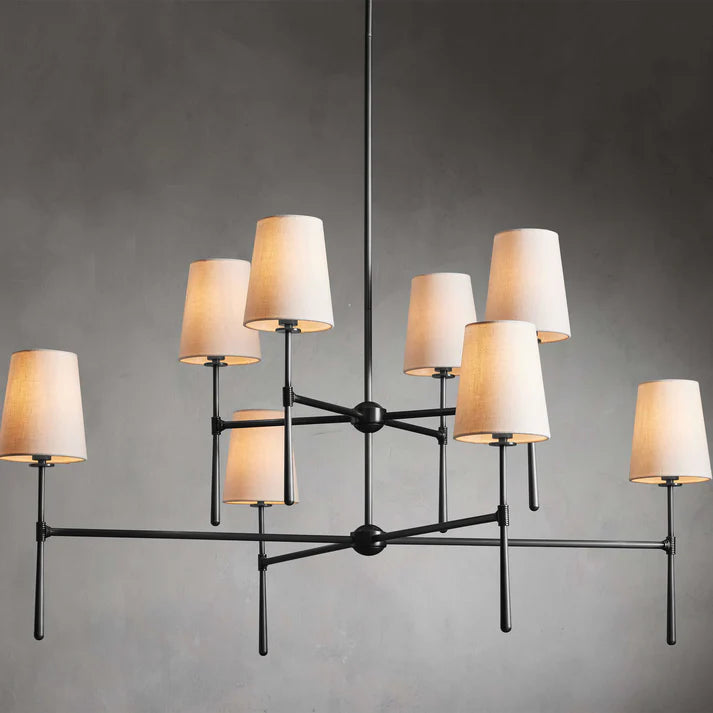 Rhodes 2-Tier Round Chandelier