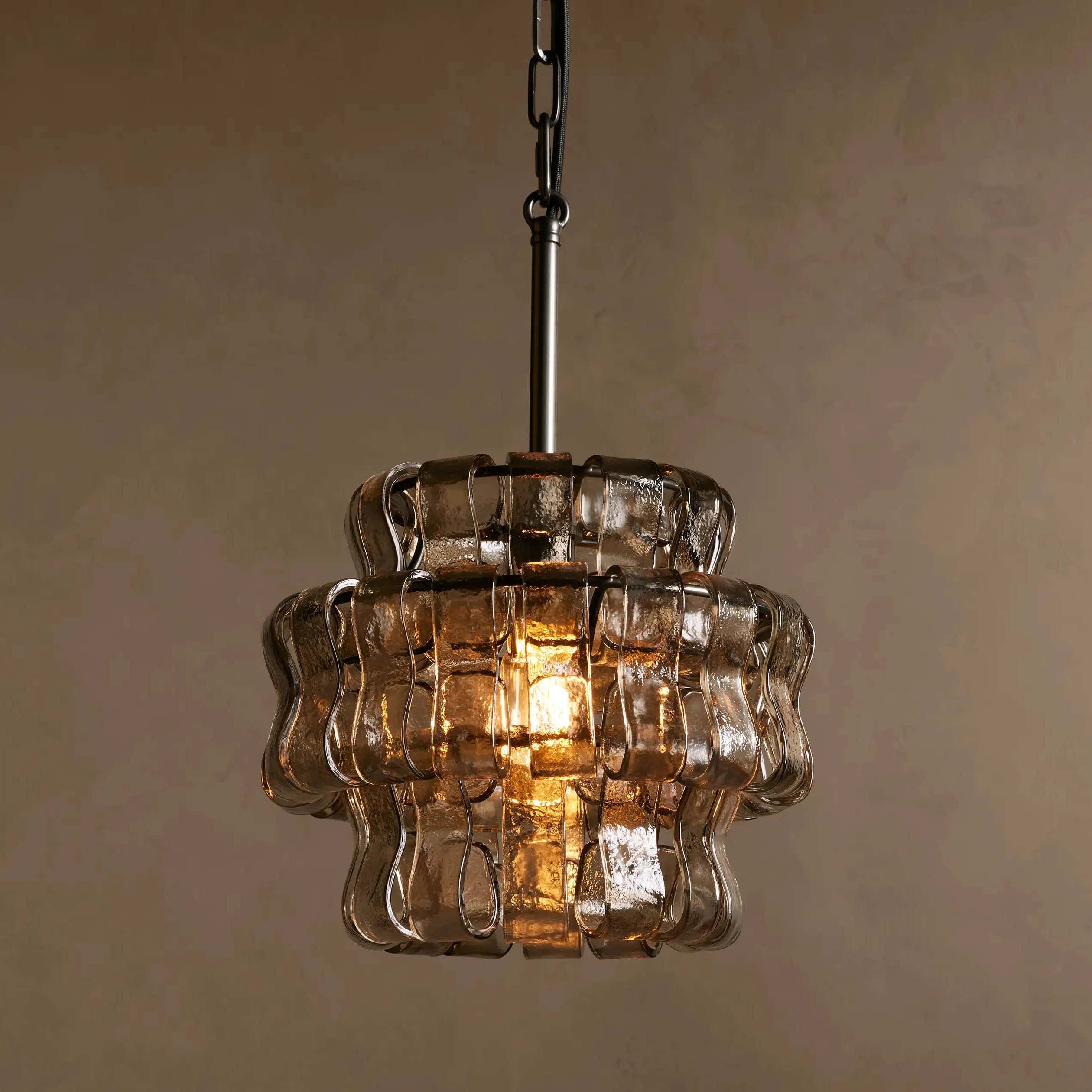 Amor Ghiaccio Glass Pendant Light