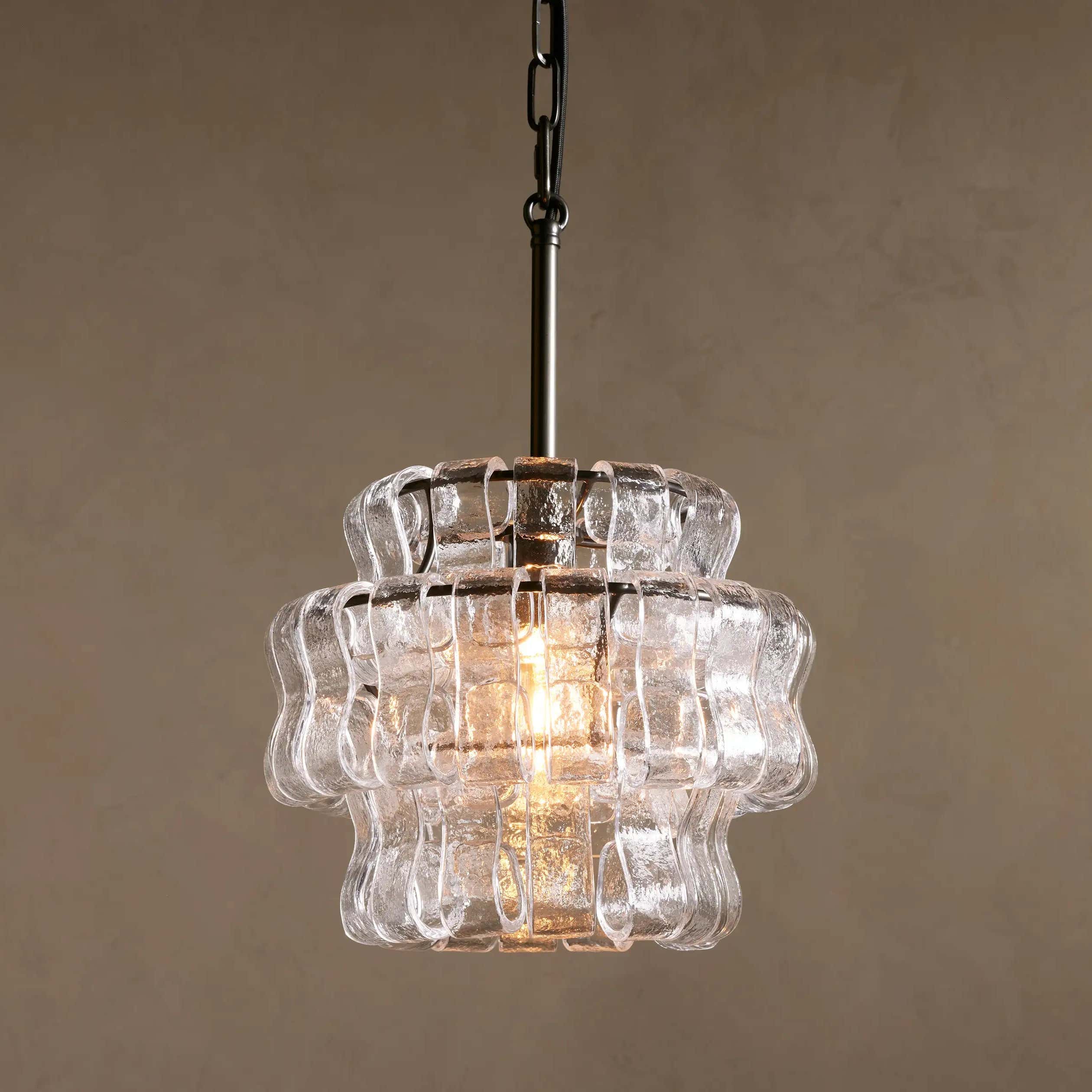 Amor Ghiaccio Glass Pendant Light