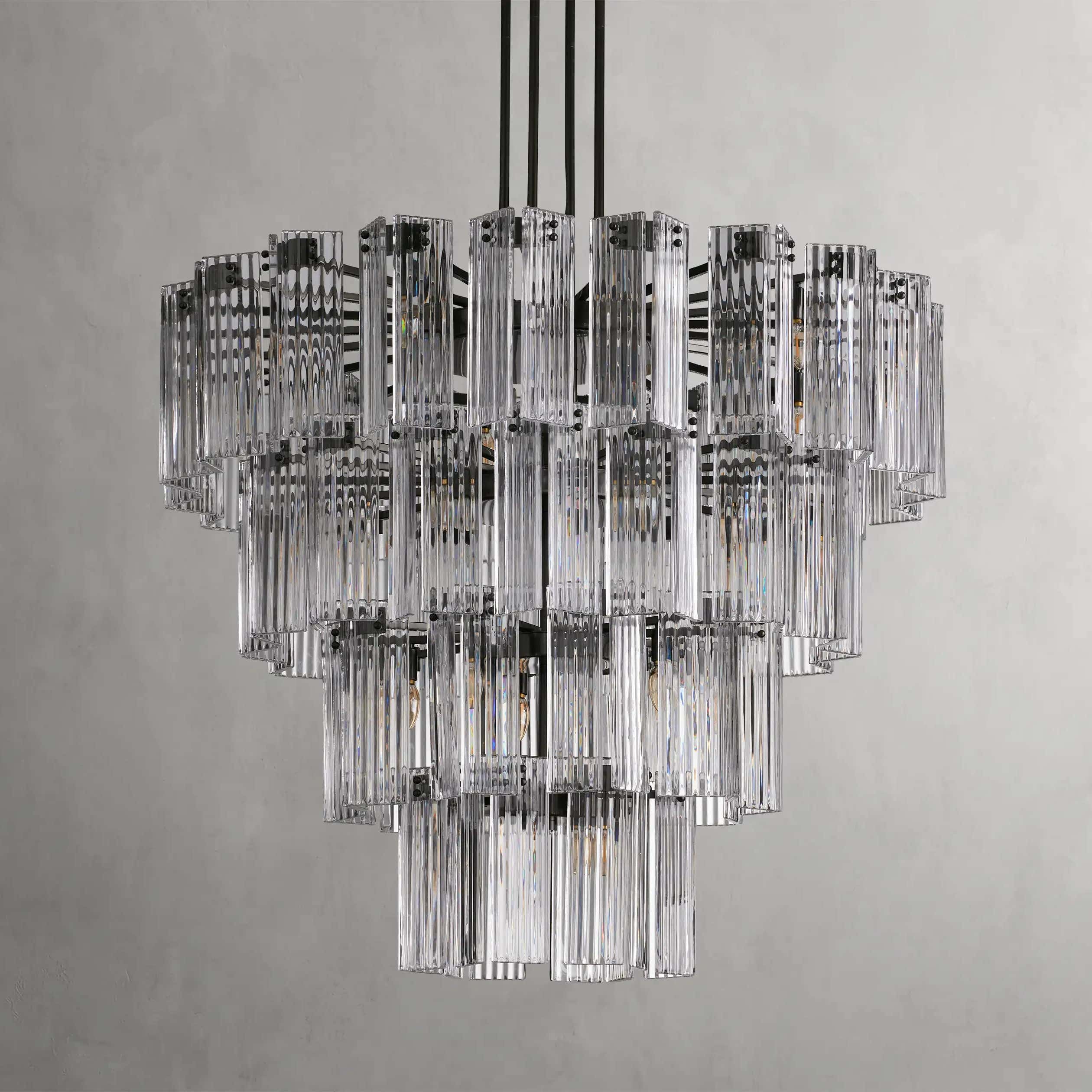 Delsie Round Chandelier 38" 48" 60"