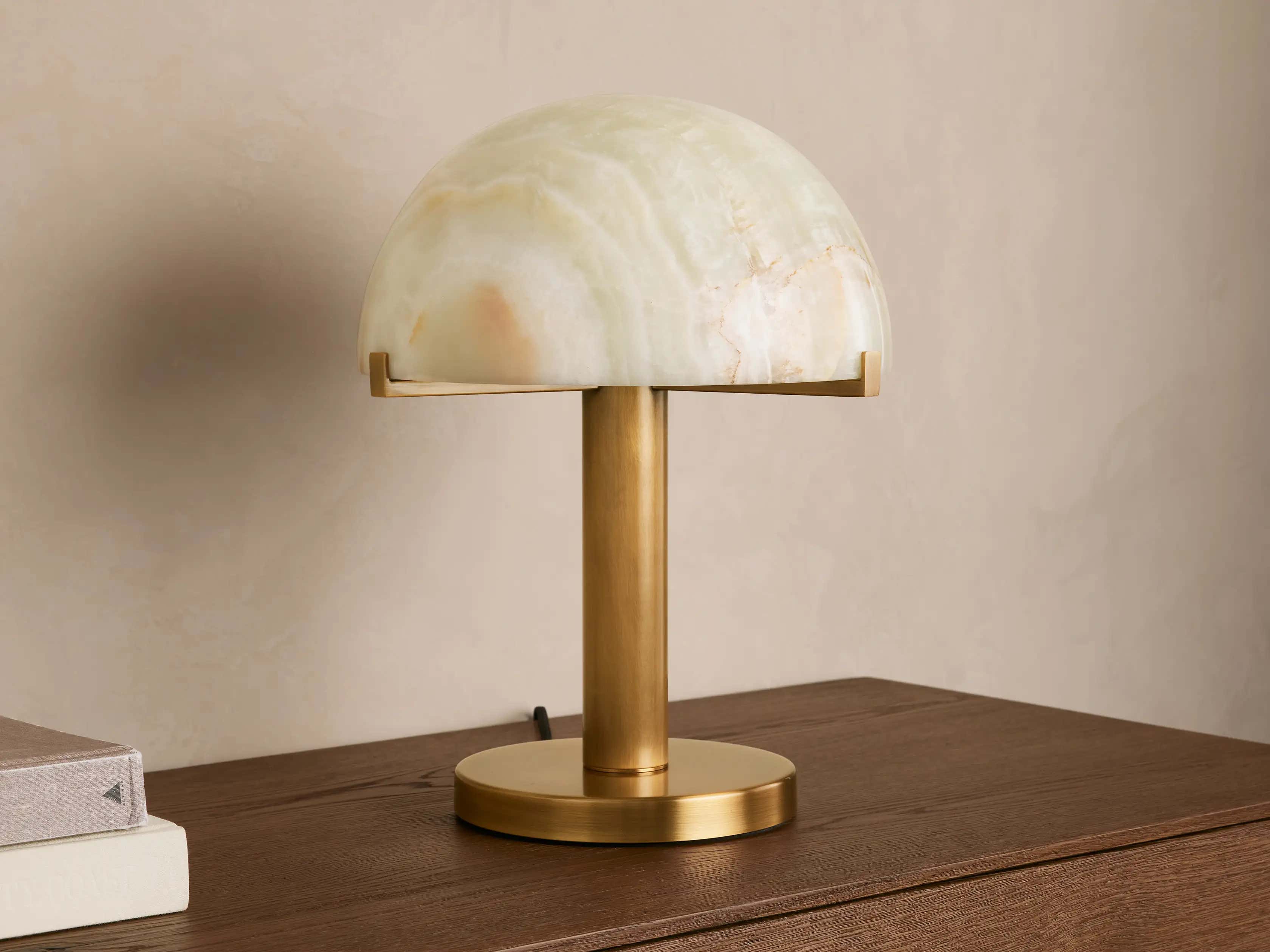 Emerie Alabaster Table Lamp