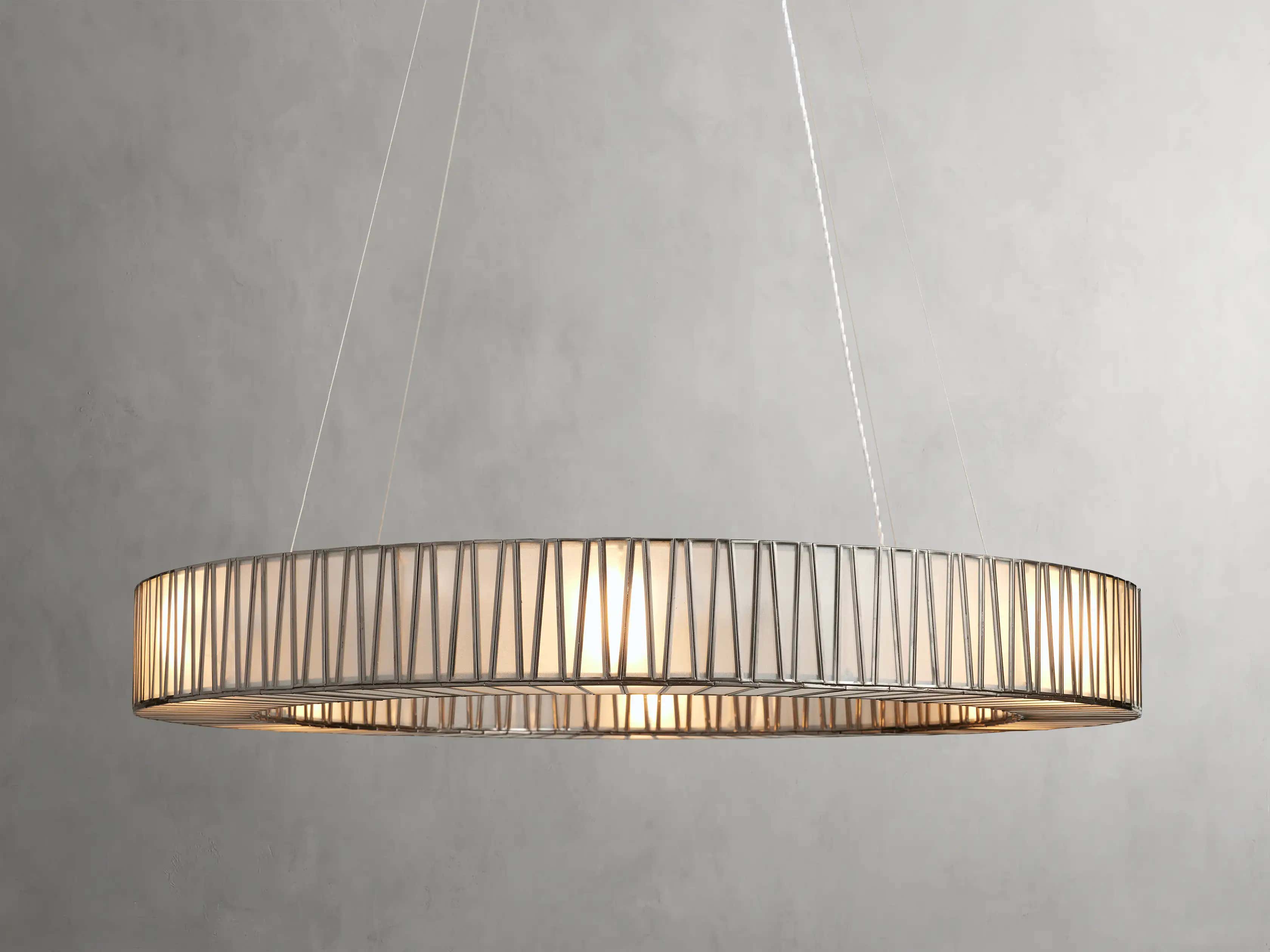 Junet Glass Round Chandelier 24" 36'' 42" 60''D