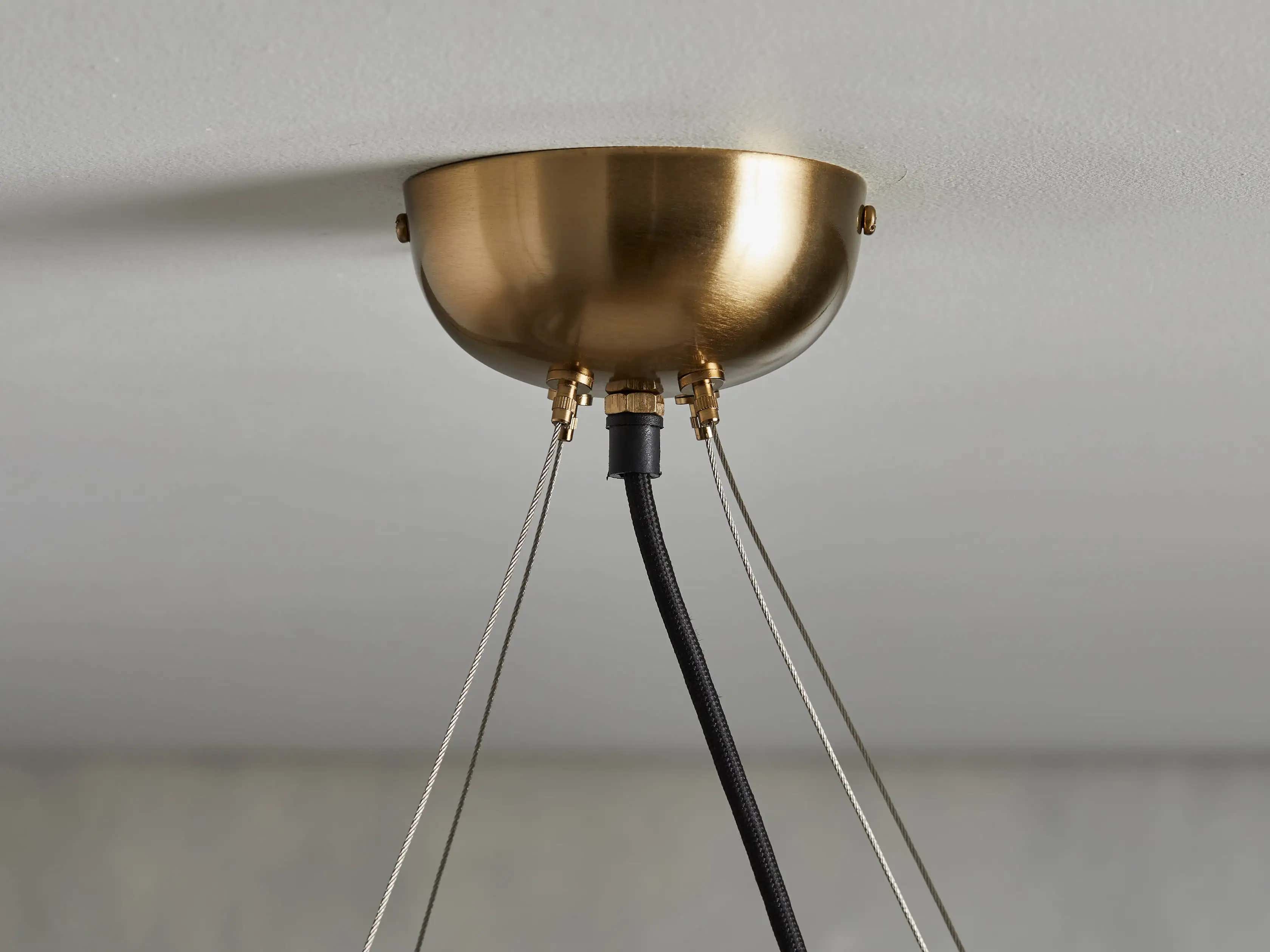 Junet Glass Round Chandelier 24" 36'' 42" 60''D