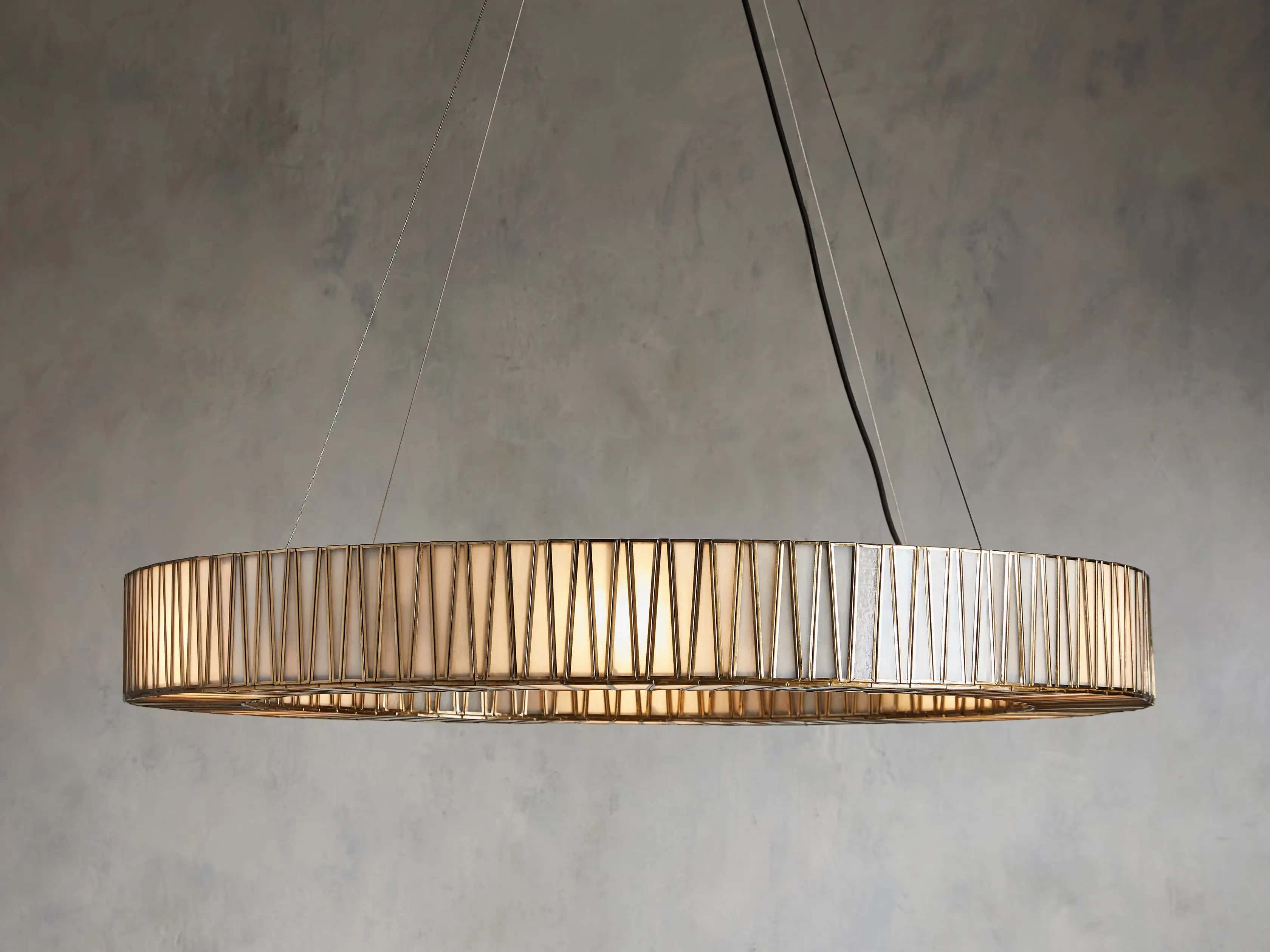 Junet Glass Round Chandelier 24" 36'' 42" 60''D