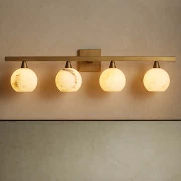 Arica Alabaster Sconce 4 Light