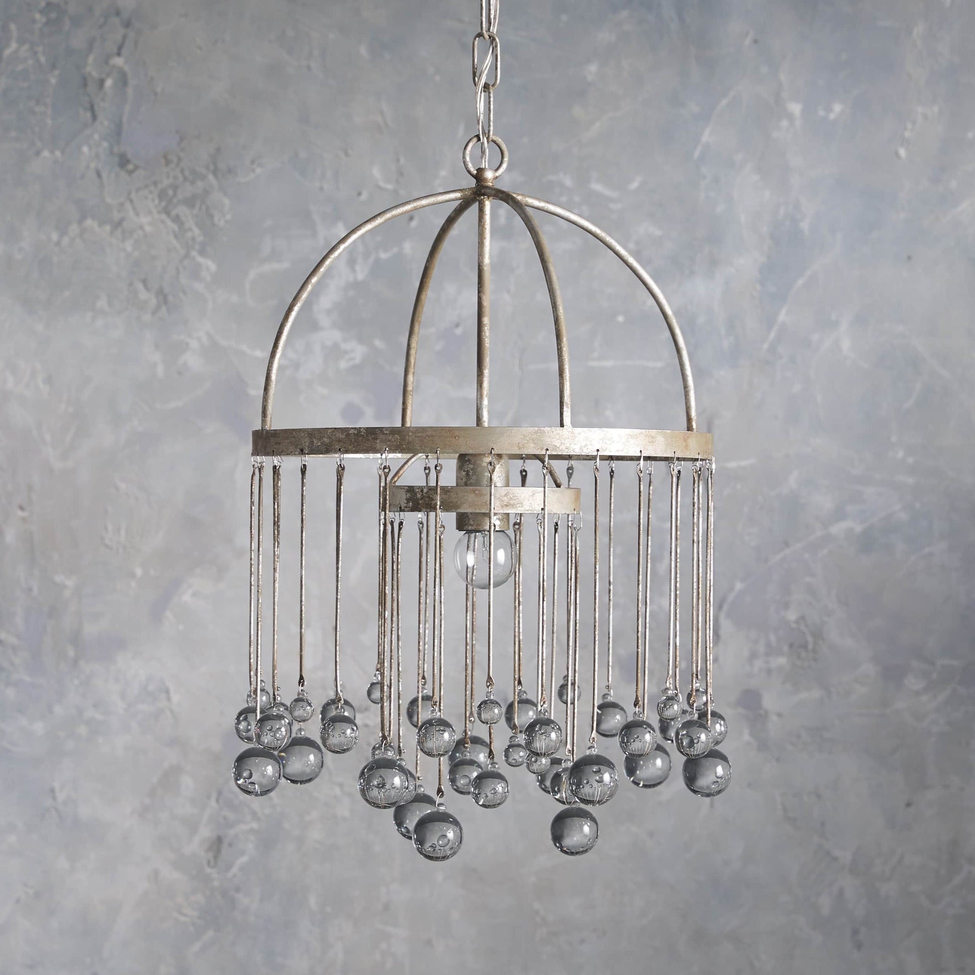 Aubrey Modern Crystal Ball Pendant Lamp