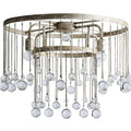 Aubrey Crystal Ball Flushmount Lamp