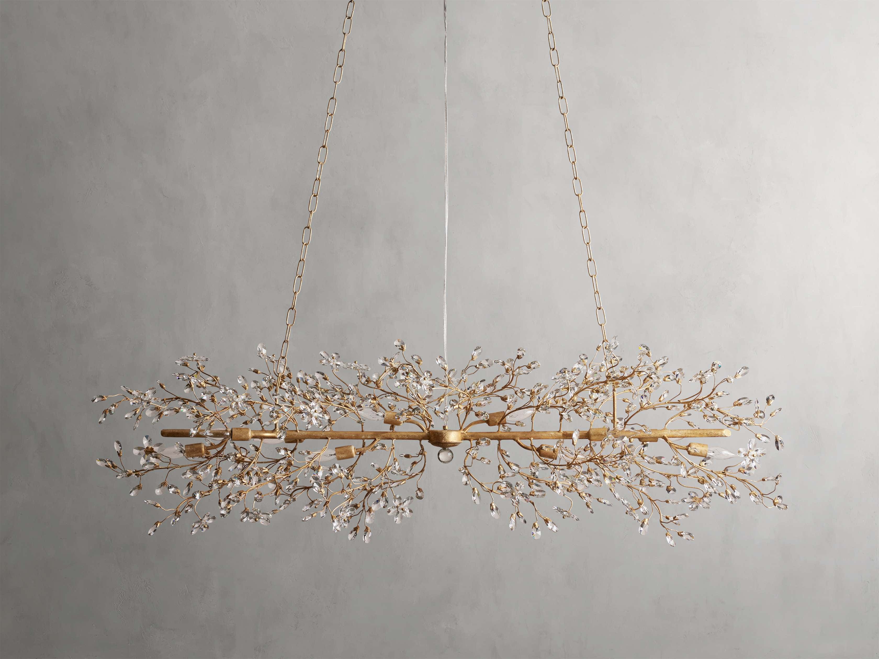 Fiore Linear Chandelier 43" 51" 68"