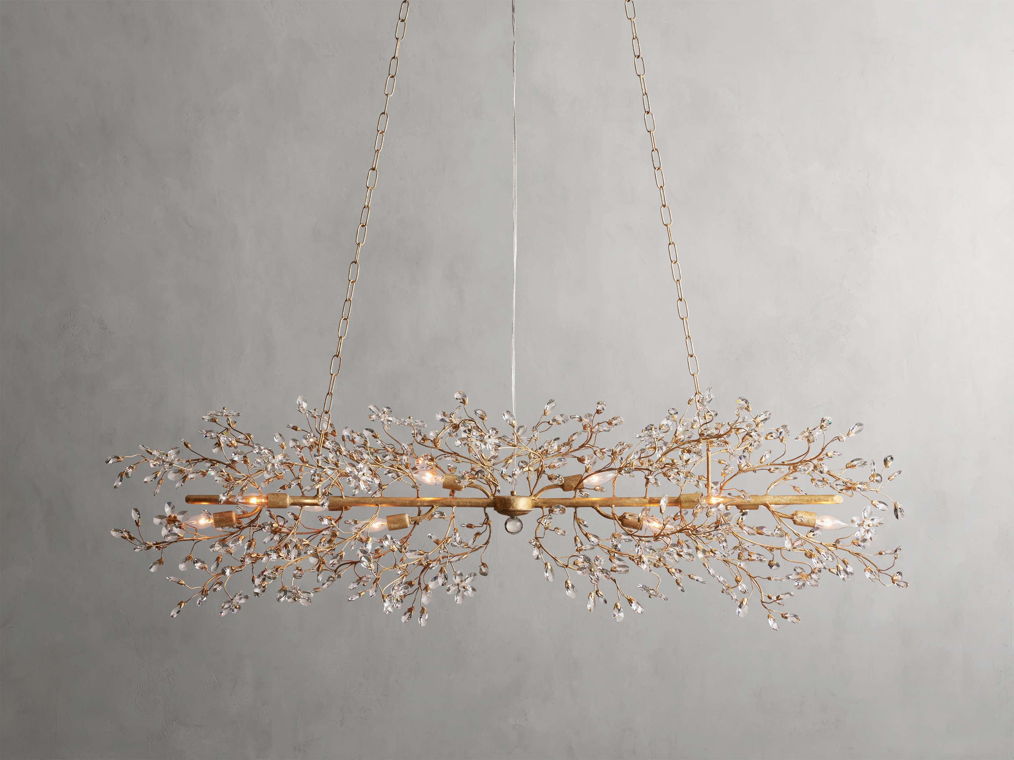 Fiore Linear Chandelier 43" 51" 68"