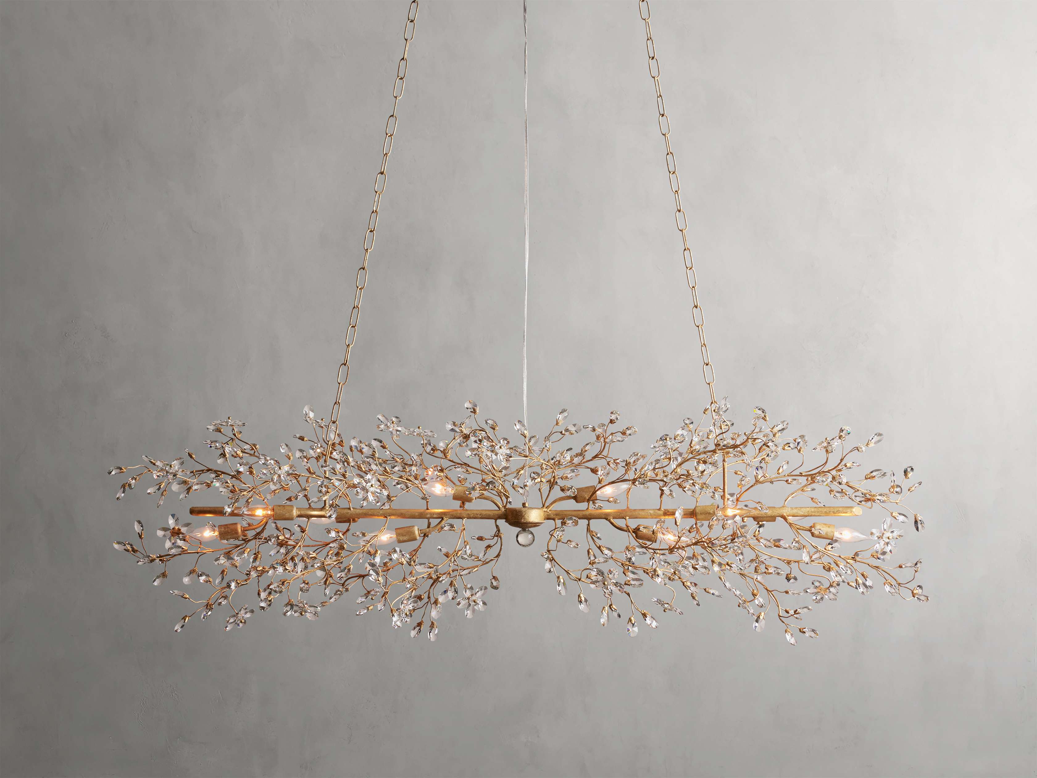 Fiore Linear Chandelier 43" 51" 68"