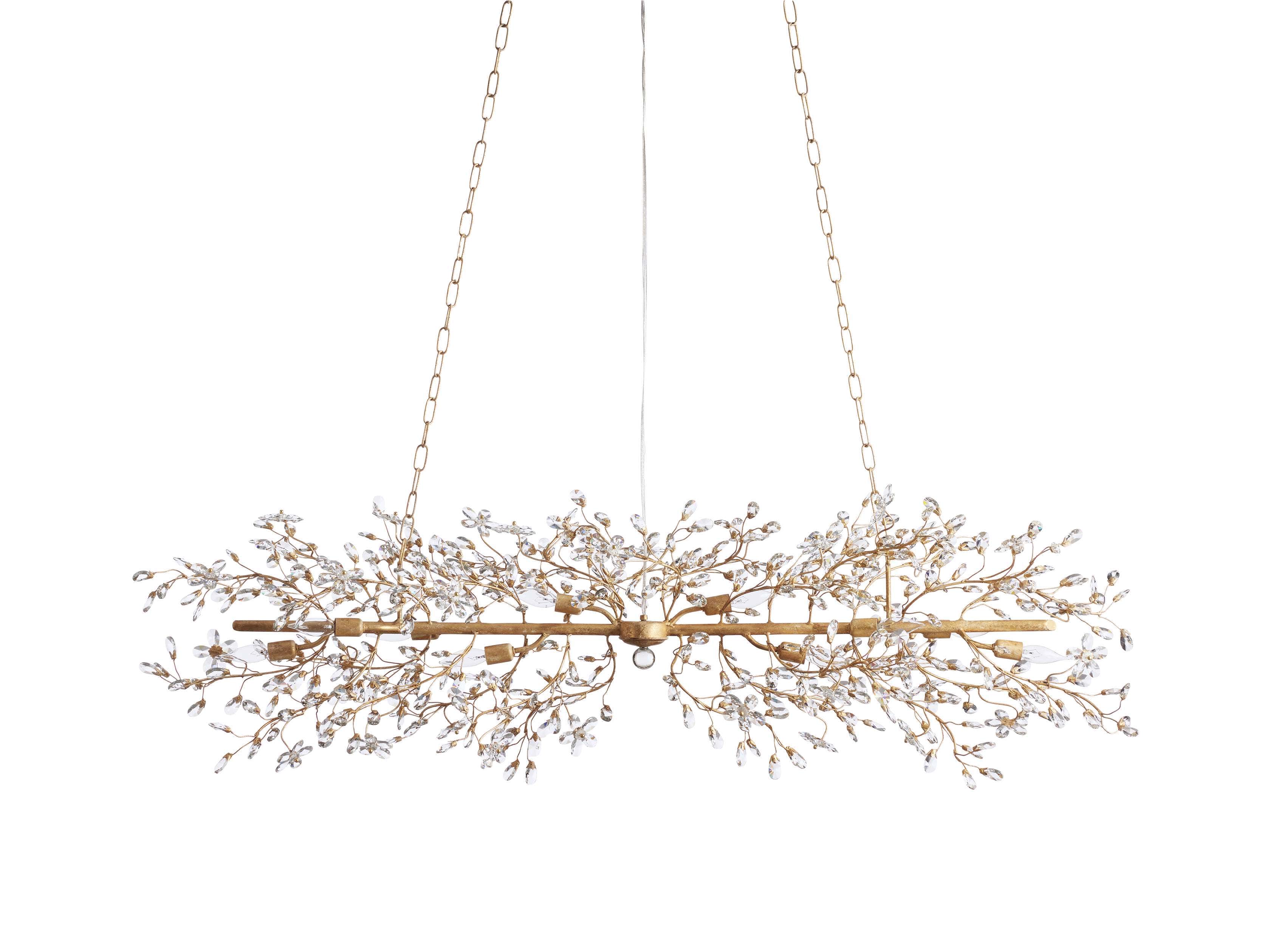 Fiore Linear Chandelier 43" 51" 68"