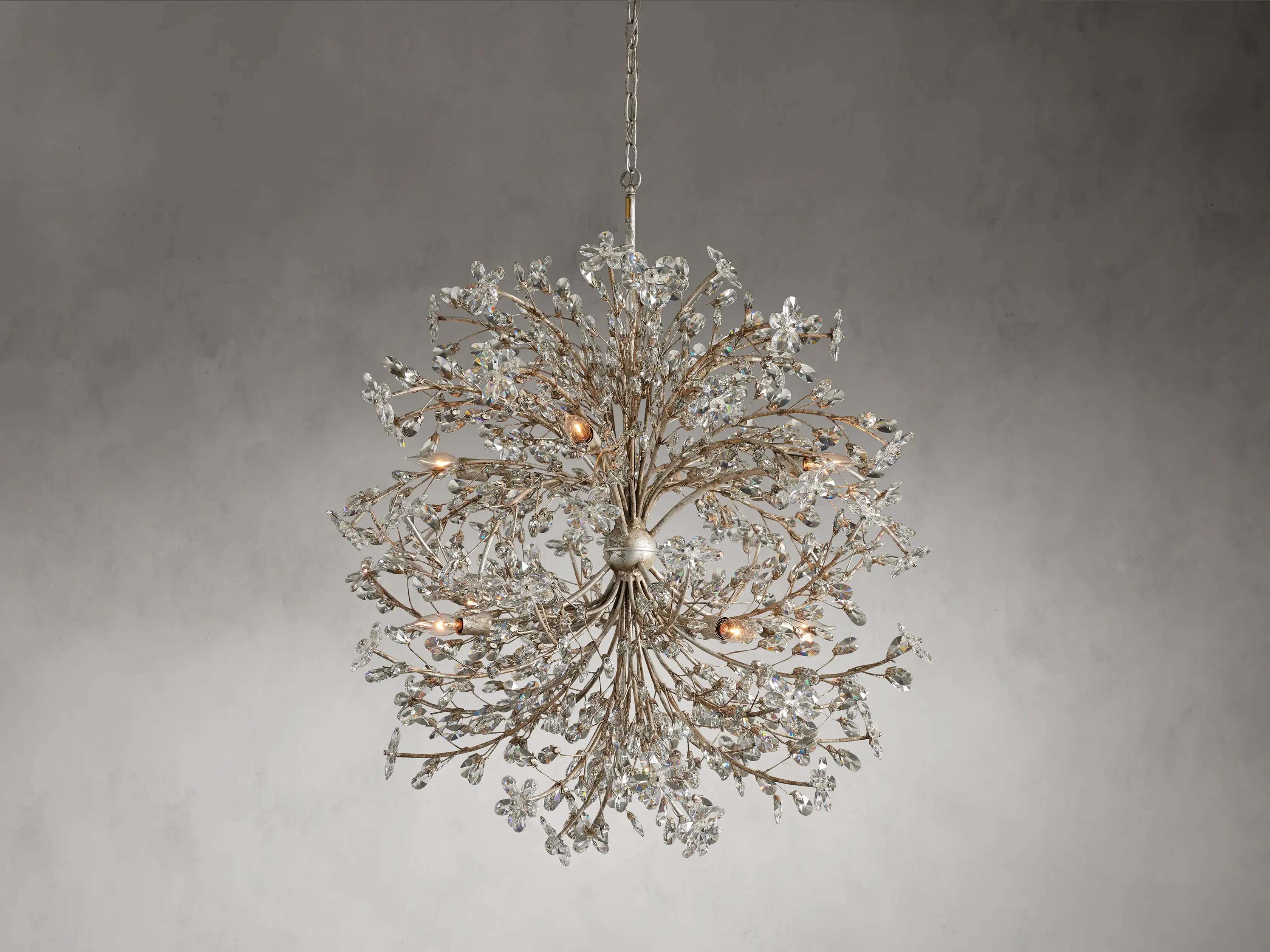 Fiore 8-Light Round Chandelier 35"