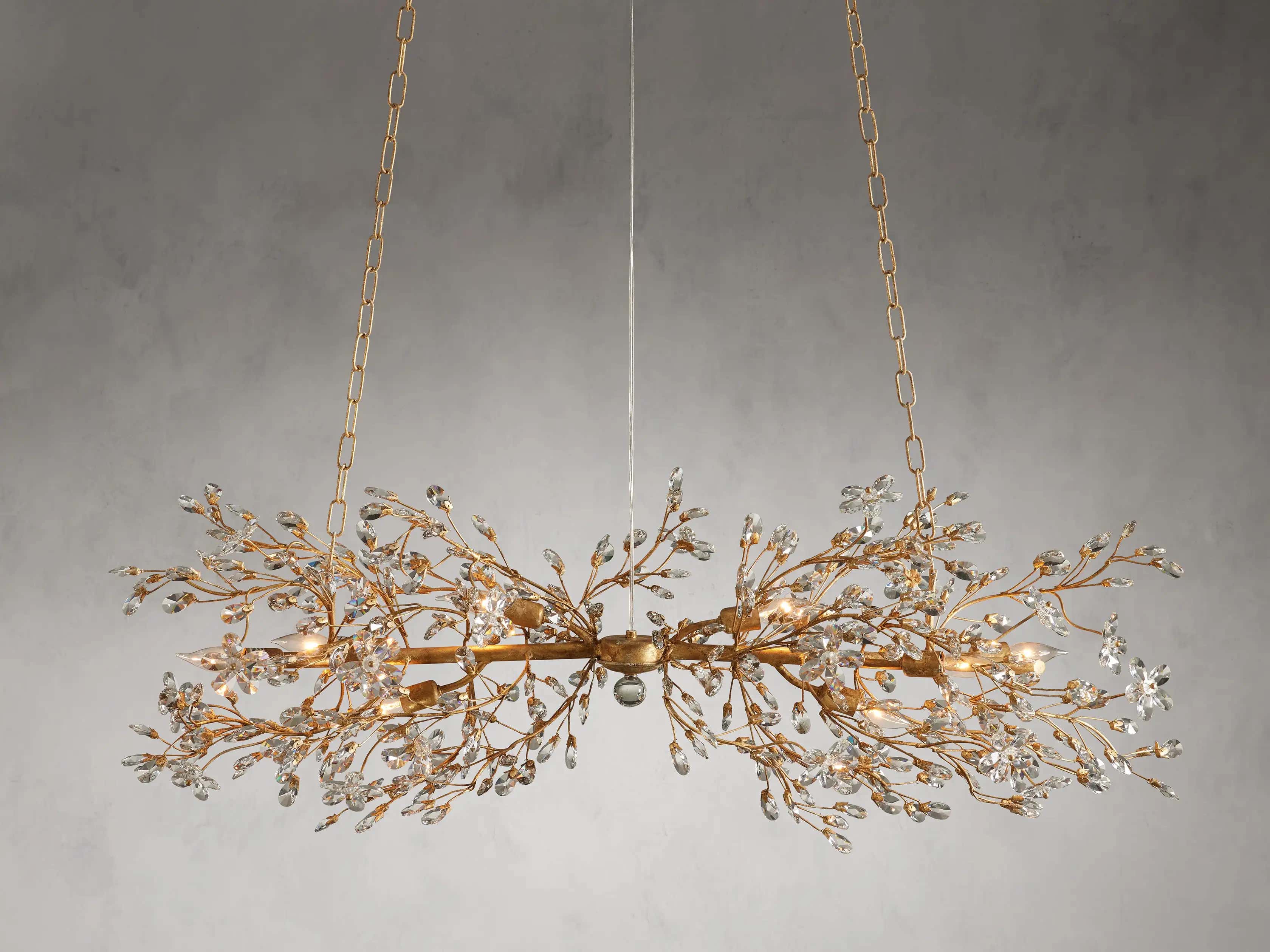 Fiore Linear Chandelier 43" 51" 68"